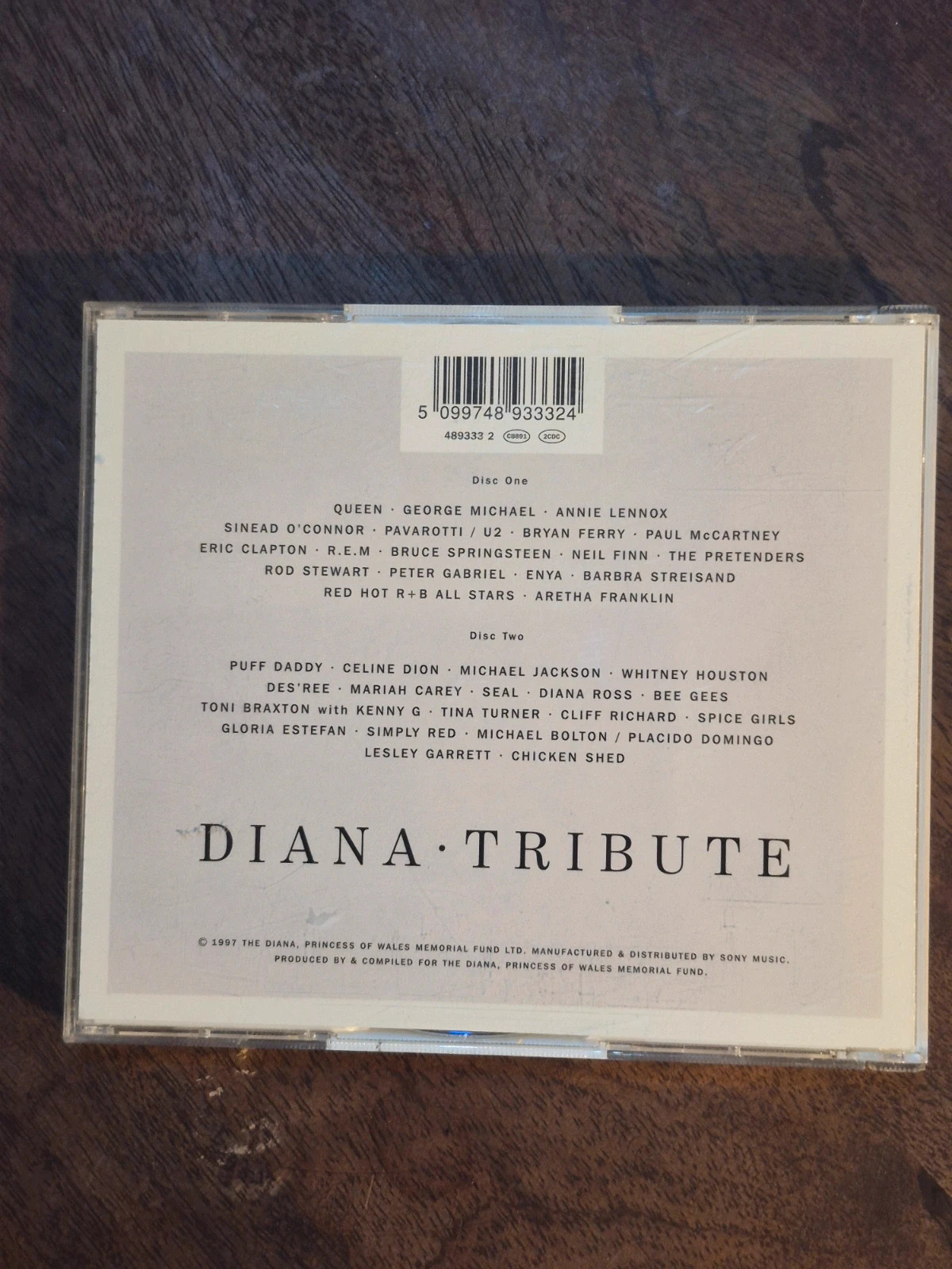 Double CD Album - Diana, Princess of Wales : Tribute (1997) 2