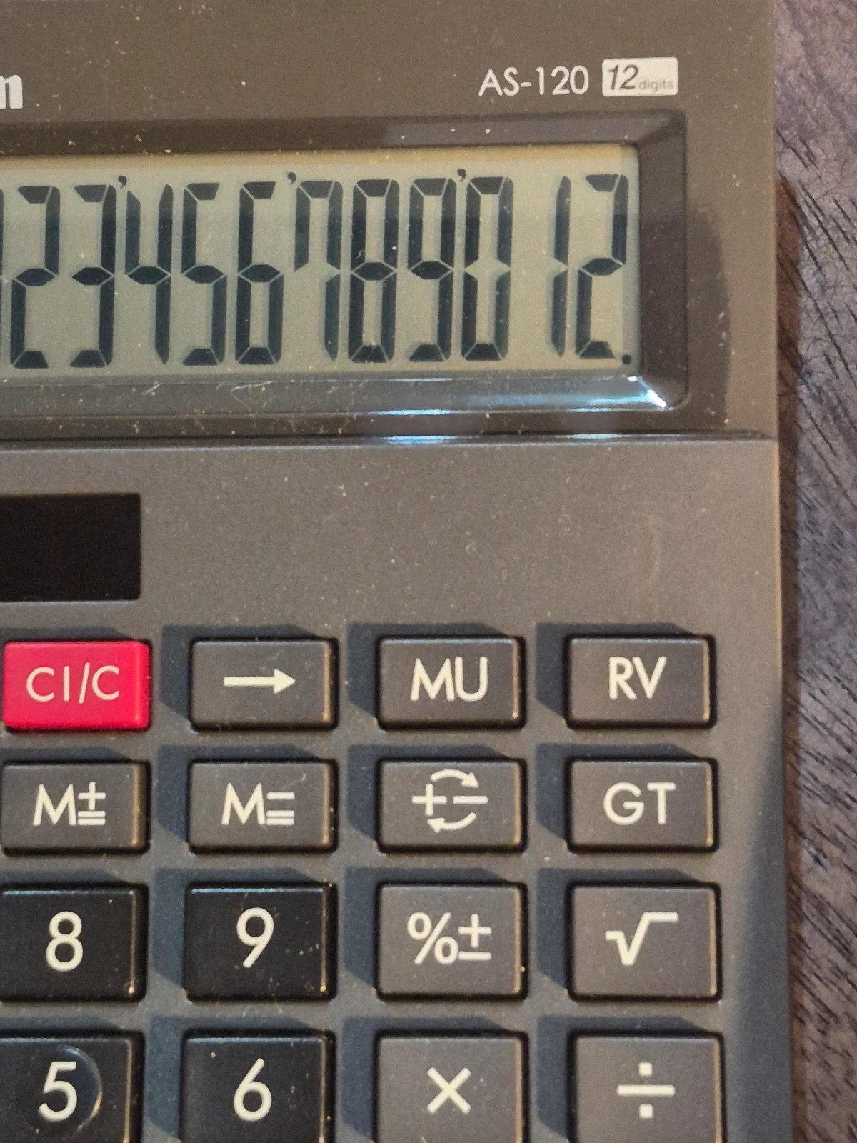 Calculatrice de bureau Canon AS-120 (12 chiffres) – CASIO 4