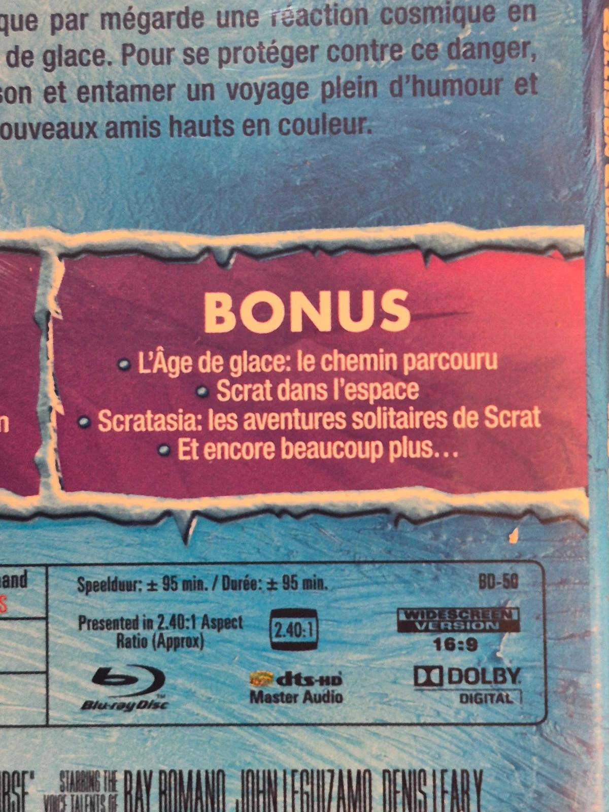 Blu-ray 3D + 2D L'Âge de Glace 5 : Les Lois de l'Univers 3