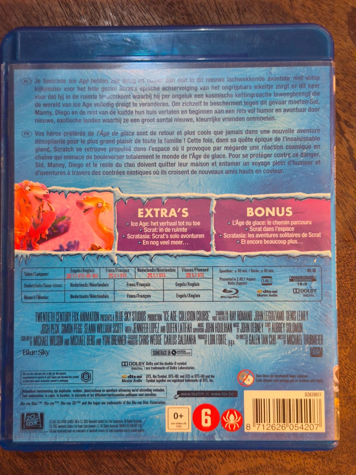 Blu-ray 3D + 2D L'Âge de Glace 5 : Les Lois de l'Univers 2