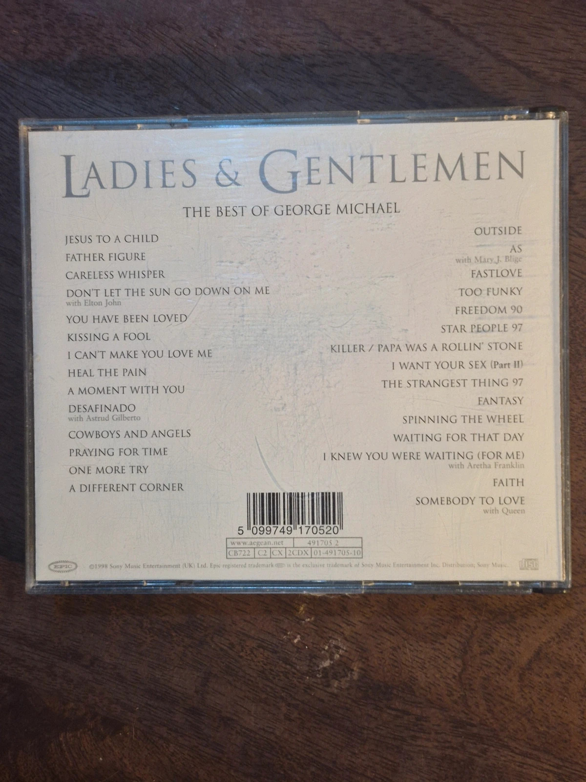 Double CD - George Michael - Ladies & Gentlemen (The Best Of) - Édition Originale 3