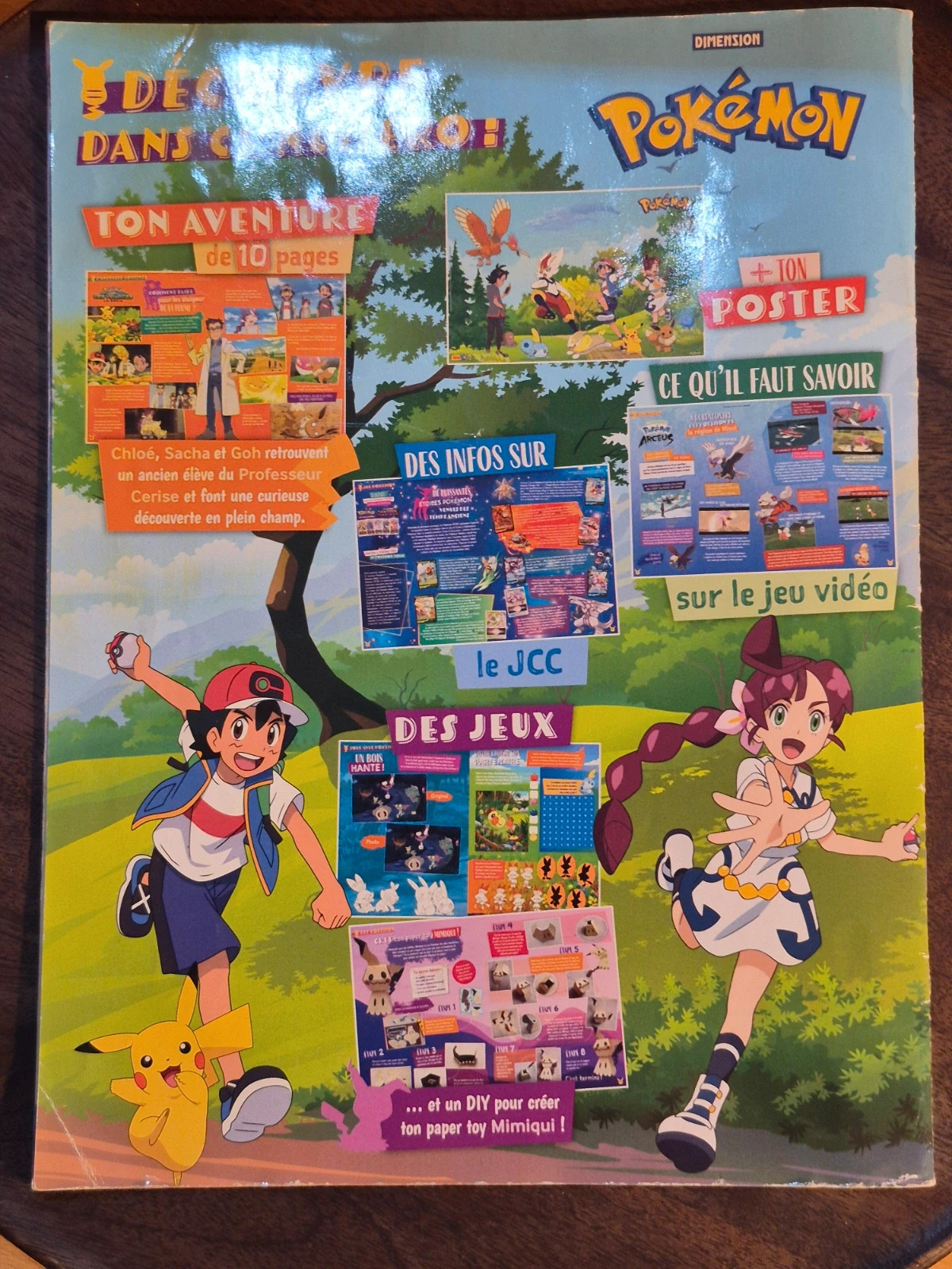 Magazine Officiel Dimension Pokémon N°12 - Mai / Juin 2022 + Poster 2