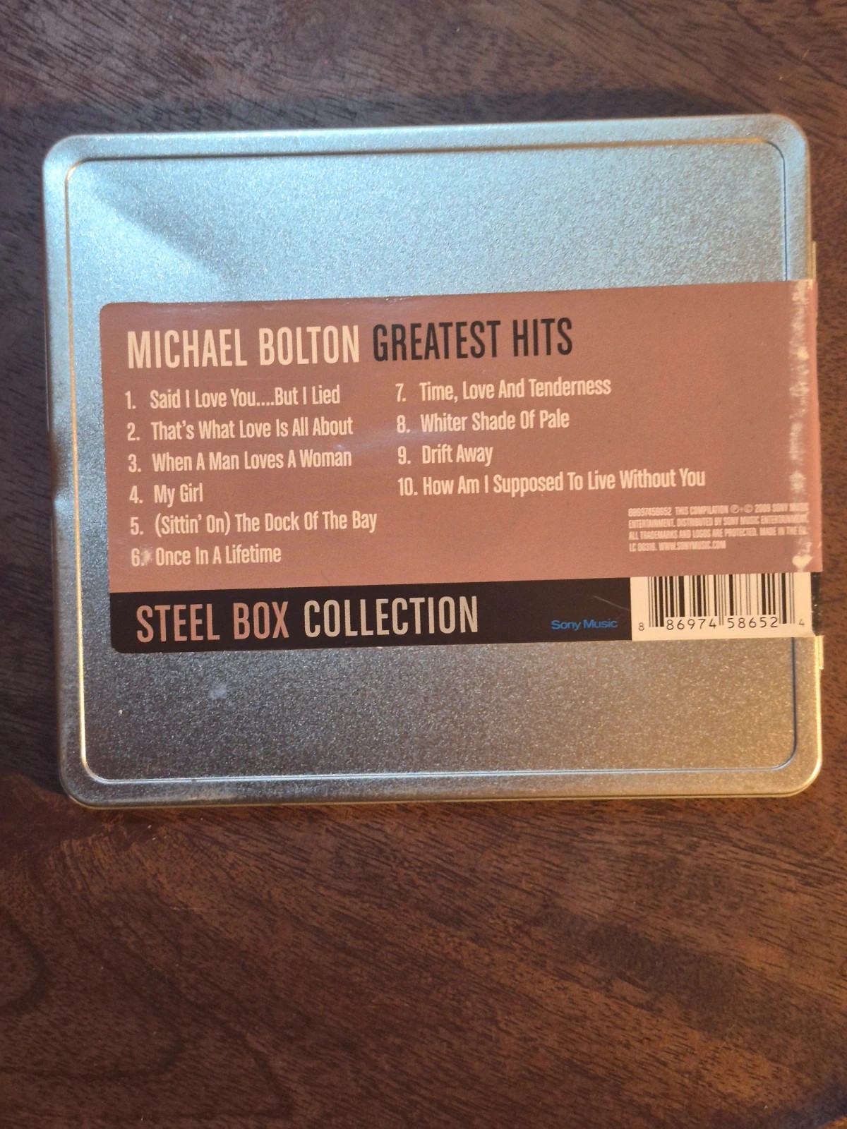 CD Michael Bolton - Greatest Hits (Édition Steel Box) Boîtier Métal 2