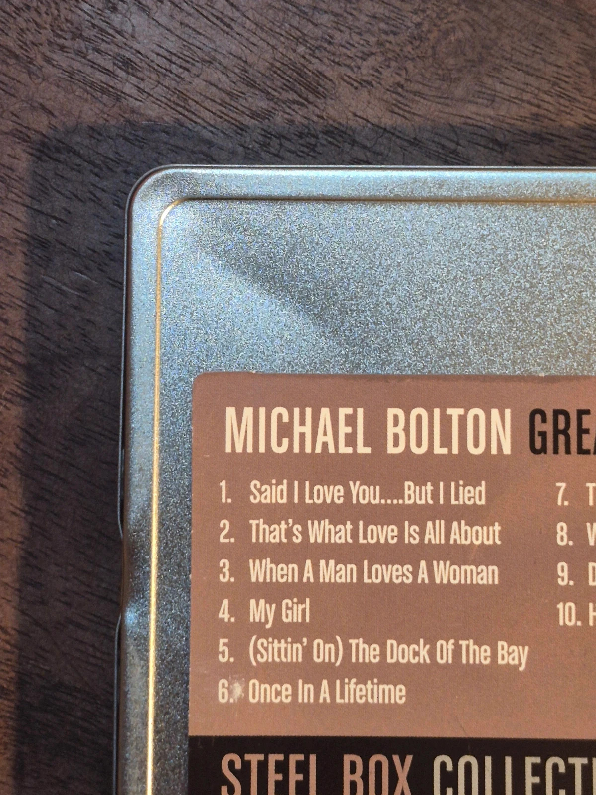 CD Michael Bolton - Greatest Hits (Édition Steel Box) Boîtier Métal 3