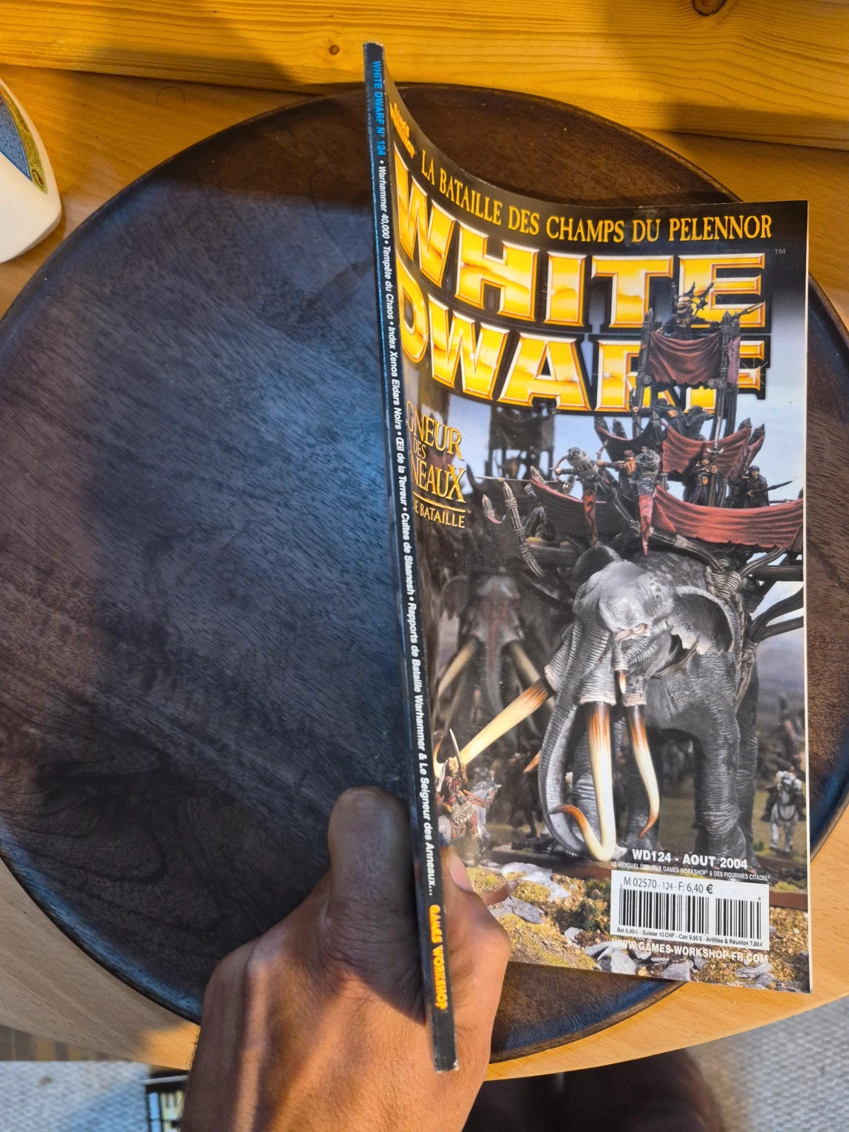 Magazine White Dwarf N° 124 - Août 2004 - Seigneur des Anneaux & Warhammer – Warhammer 3