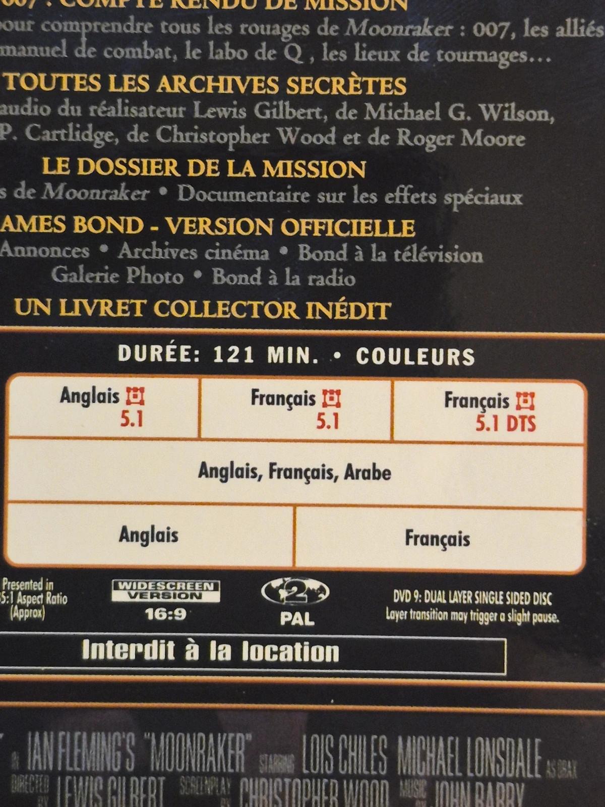 DVD James Bond 007 - Moonraker - Ultimate Edition 2 Disques (Avec Fourreau) 3