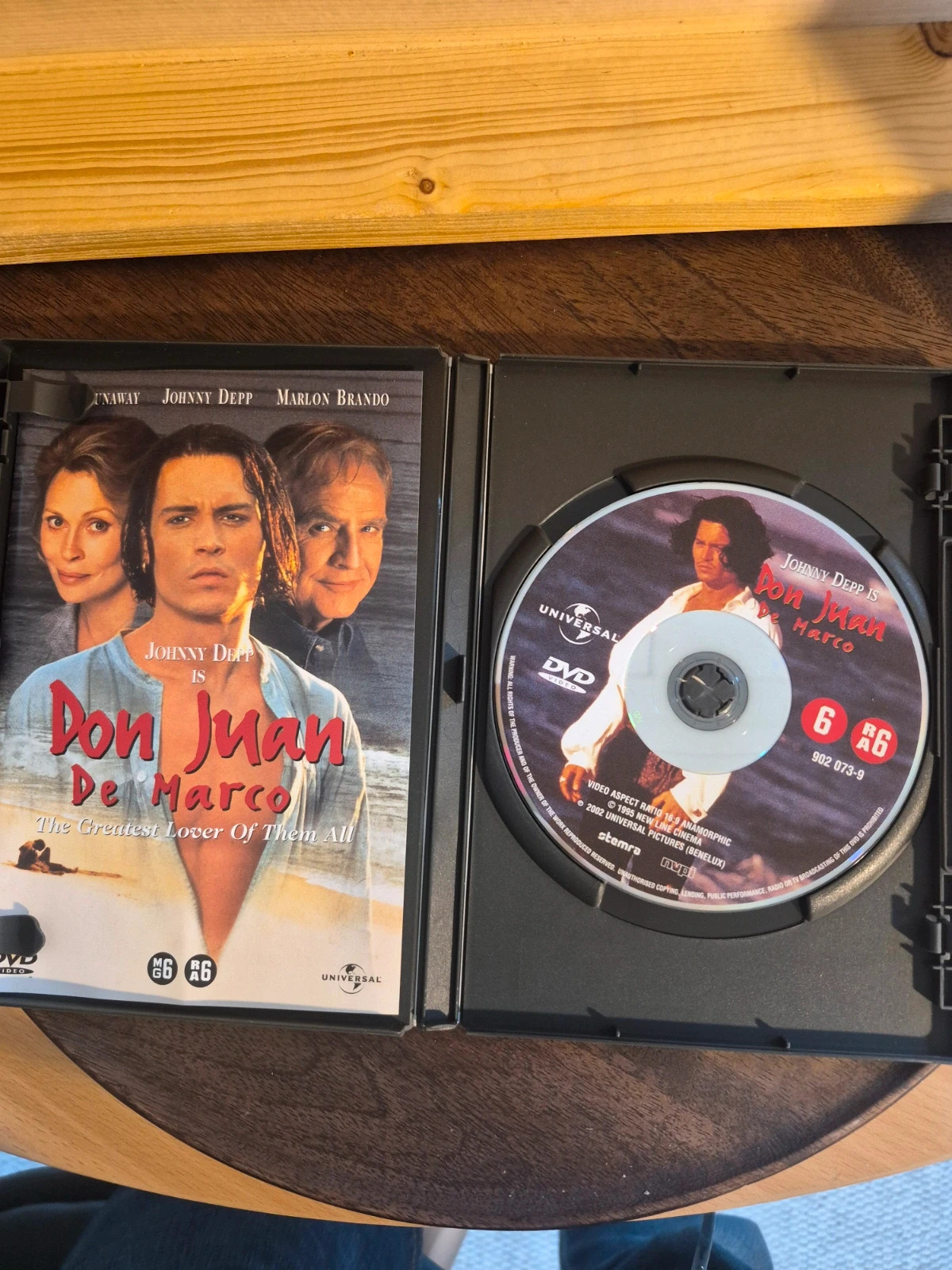 DVD Don Juan DeMarco - Johnny Depp & Marlon Brando 4