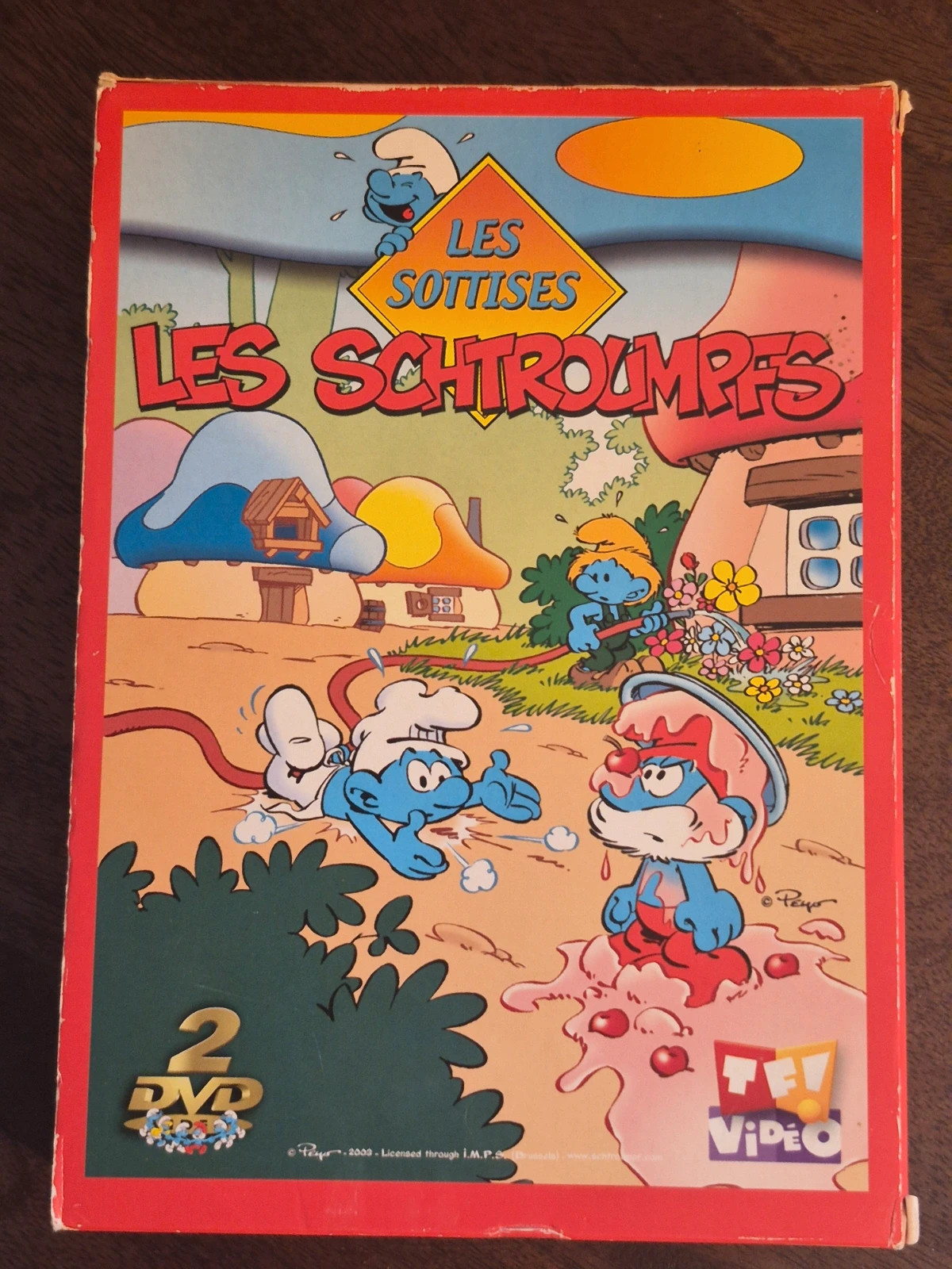 Coffret 2 DVD Les Schtroumpfs : Les Bêtises + Les Sottises 2