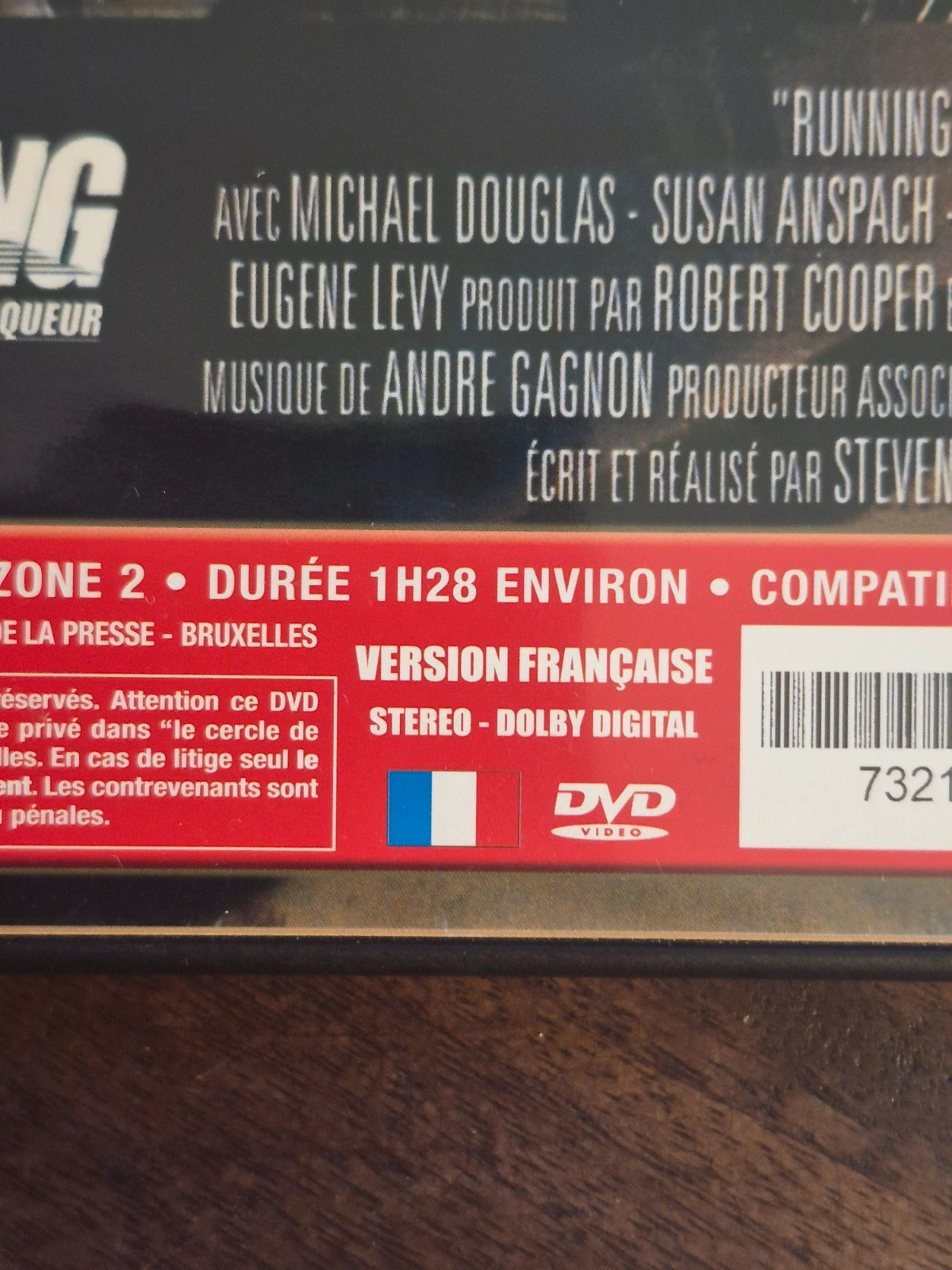 DVD Running Le Vainqueur (Michael Douglas) 3