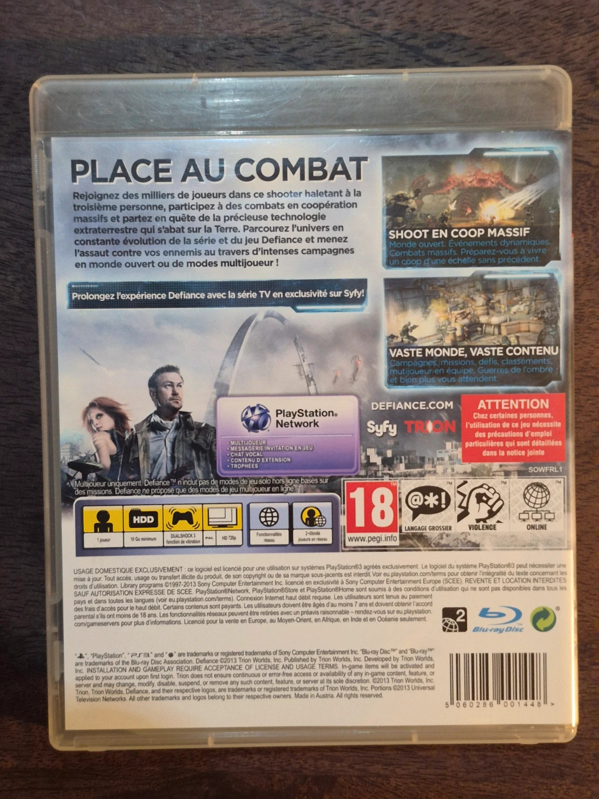 Jeu Defiance Édition Limitée - PS3 - Complet (Pour Collectionneurs) 2