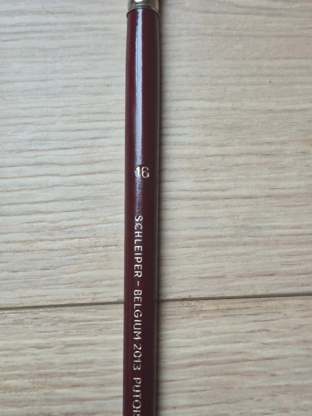 Pinceau plat Taille 16 Schleiper en poils de Putois – schleiper 3