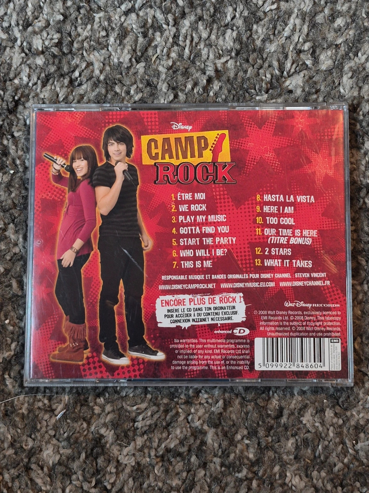 CD Album Disney - Camp Rock (Bande Originale du Film) - Version Française 2