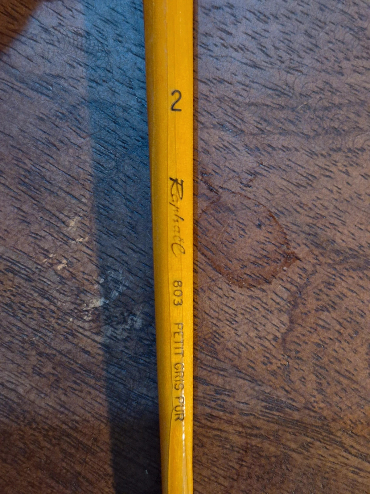 Pinceau lavis Raphaël 803 – Taille 2 – Petit Gris Pur – Raphael 3