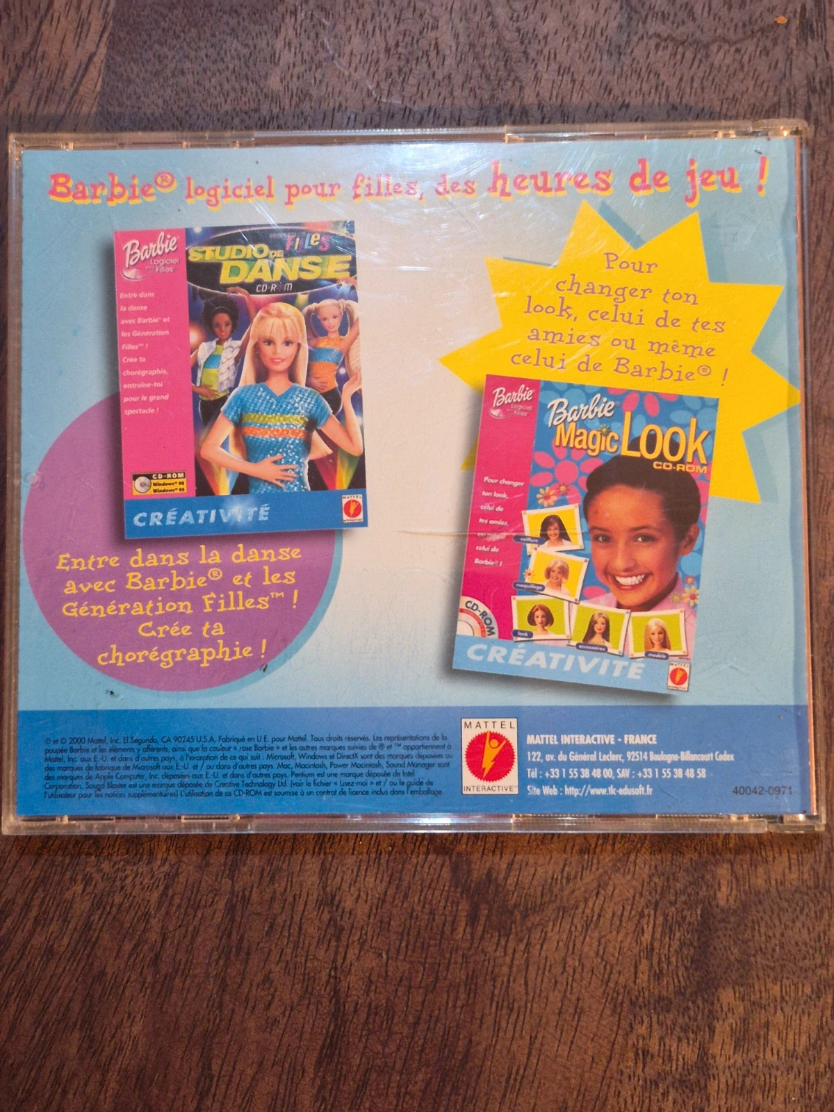 Jeu PC / Mac Retro - Barbie Top Model Créativité (2000) - Complet 2