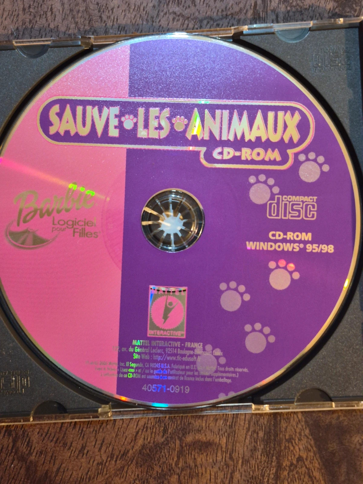 Jeu PC - Barbie Sauve les Animaux (Année 2000) - Complet 5