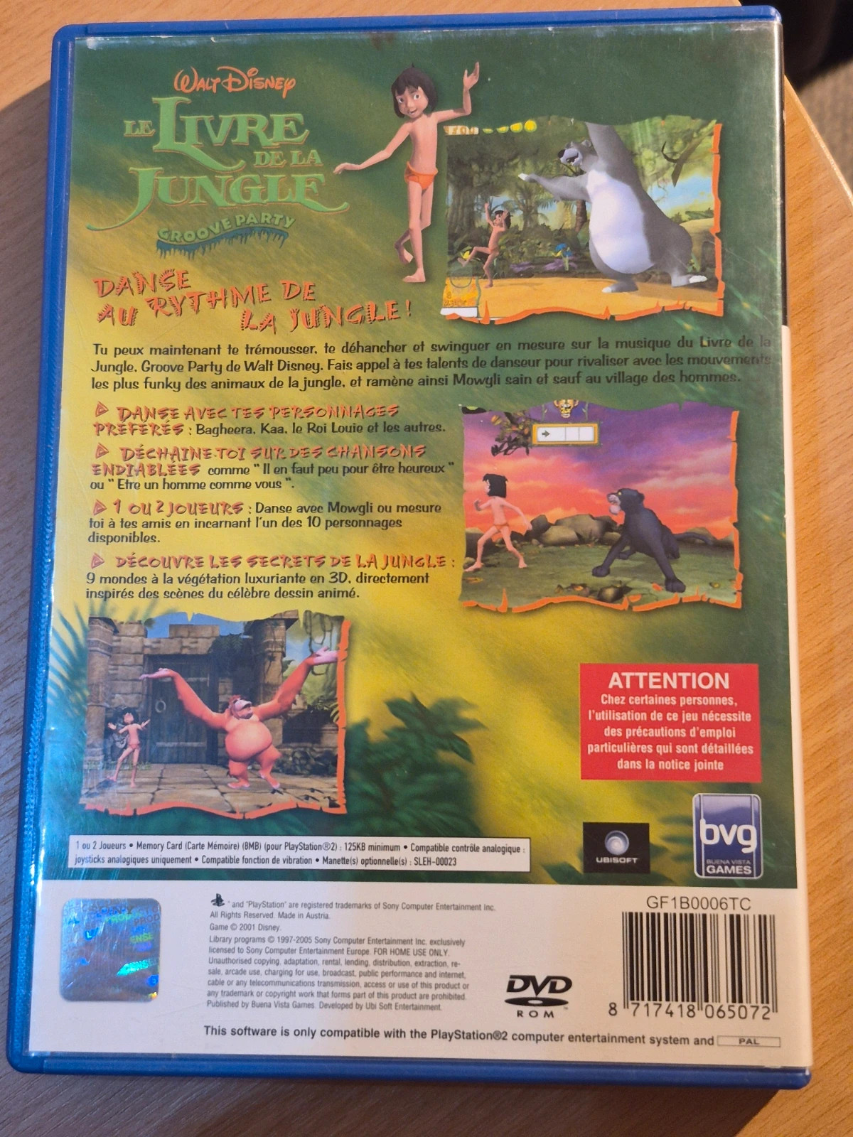 Jeu PS2 - Le Livre de la Jungle : Groove Party - Complet FR 2