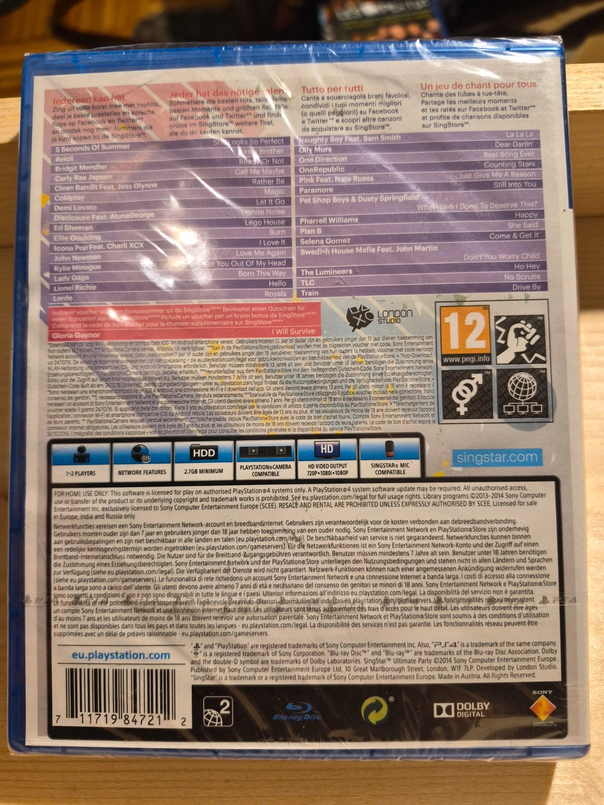 Jeu PS4 - SingStar Ultimate Party 2