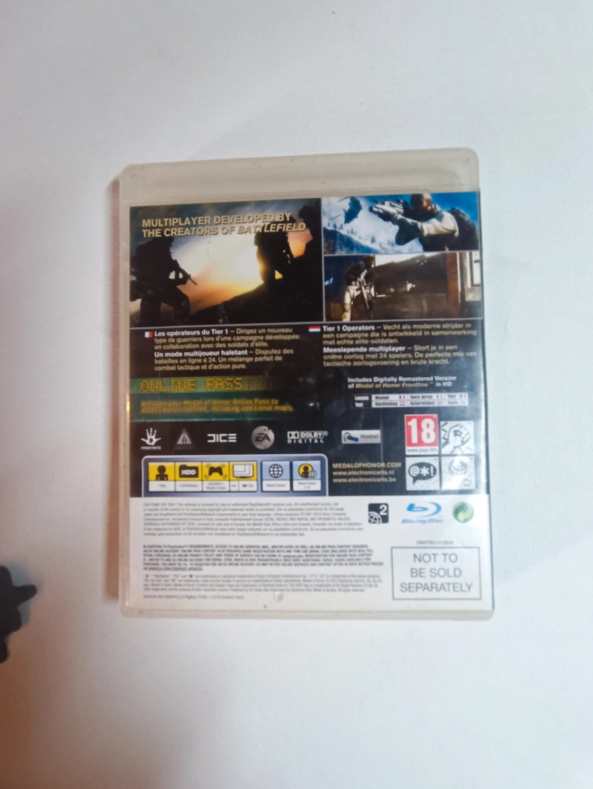 Jeu Medal Of Honor pour PS3 2