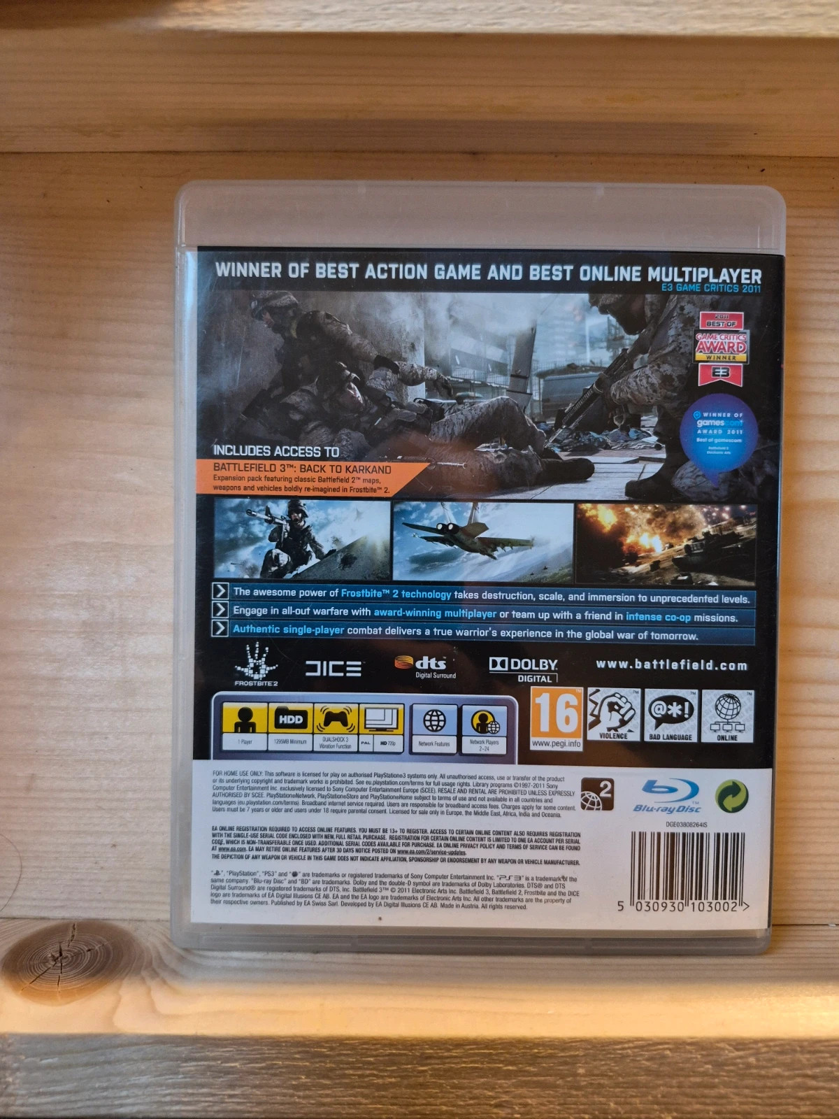 Jeu PS3 Battlefield 3 : Limited Edition 2