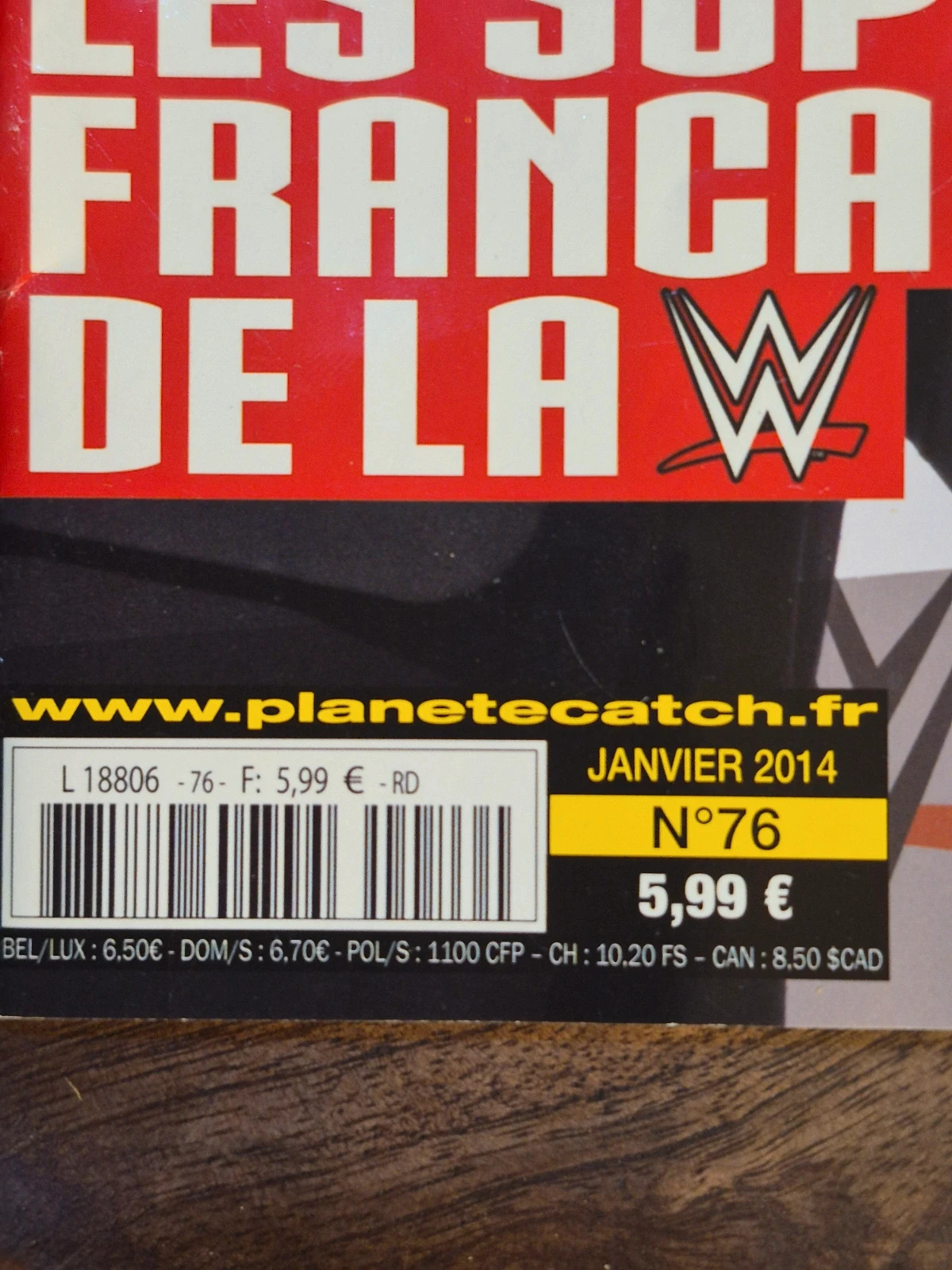 Lot Catch : 6 Magazines Top Catch / Planète Catch + DVD Extreme Rules 2012 3