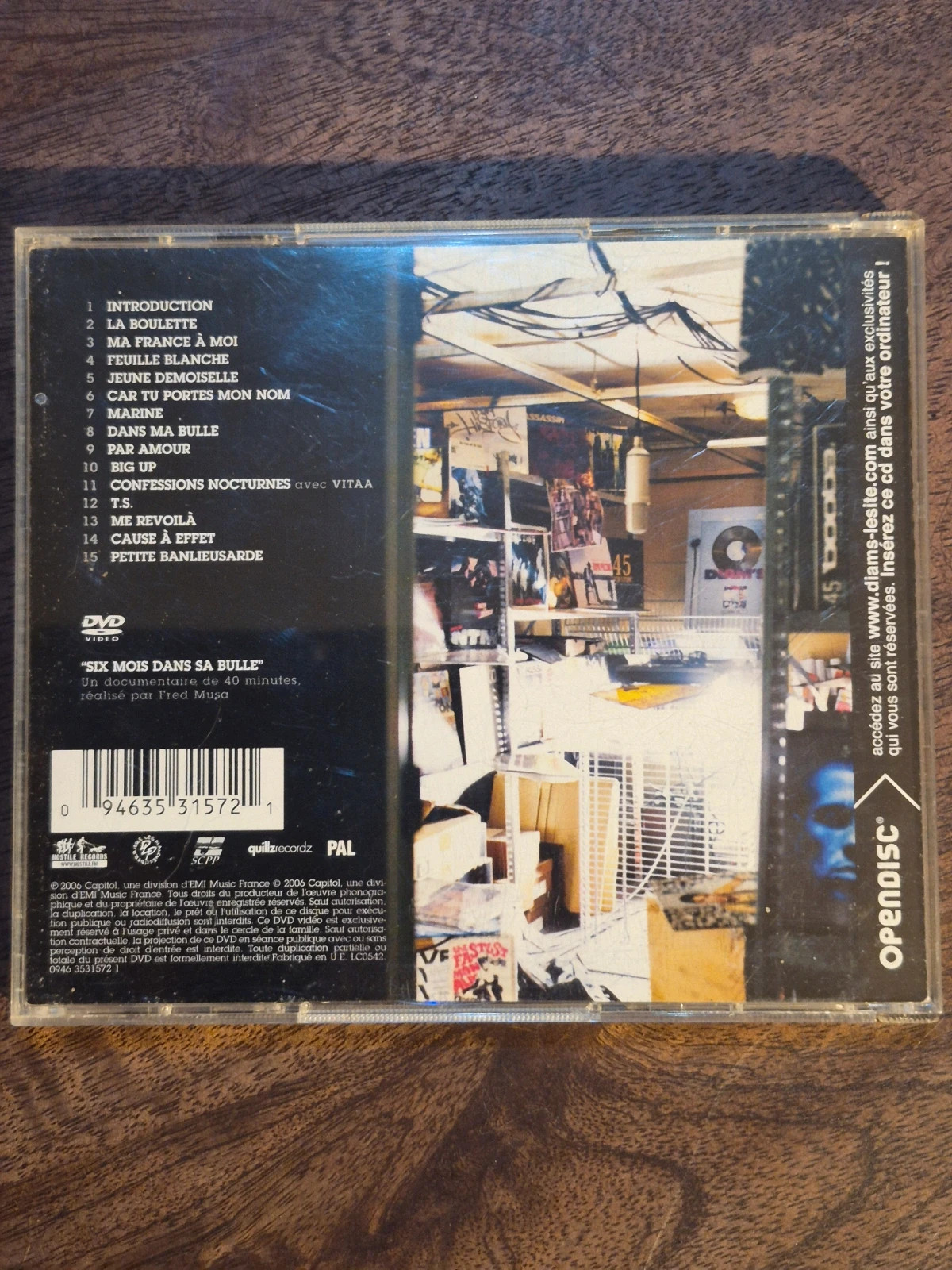 CD + DVD Diam's – Dans ma bulle (Édition Spéciale) 2