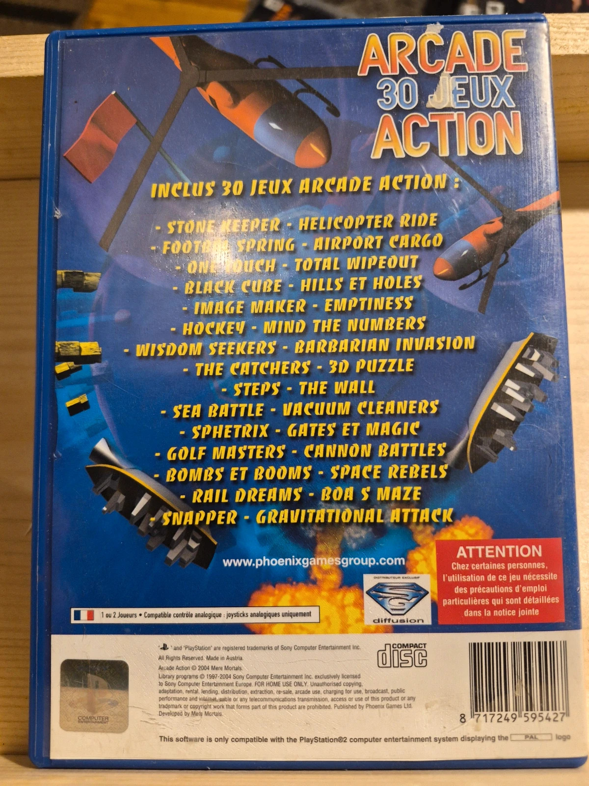Arcade 30 Jeux Action - Jeu PS2 2