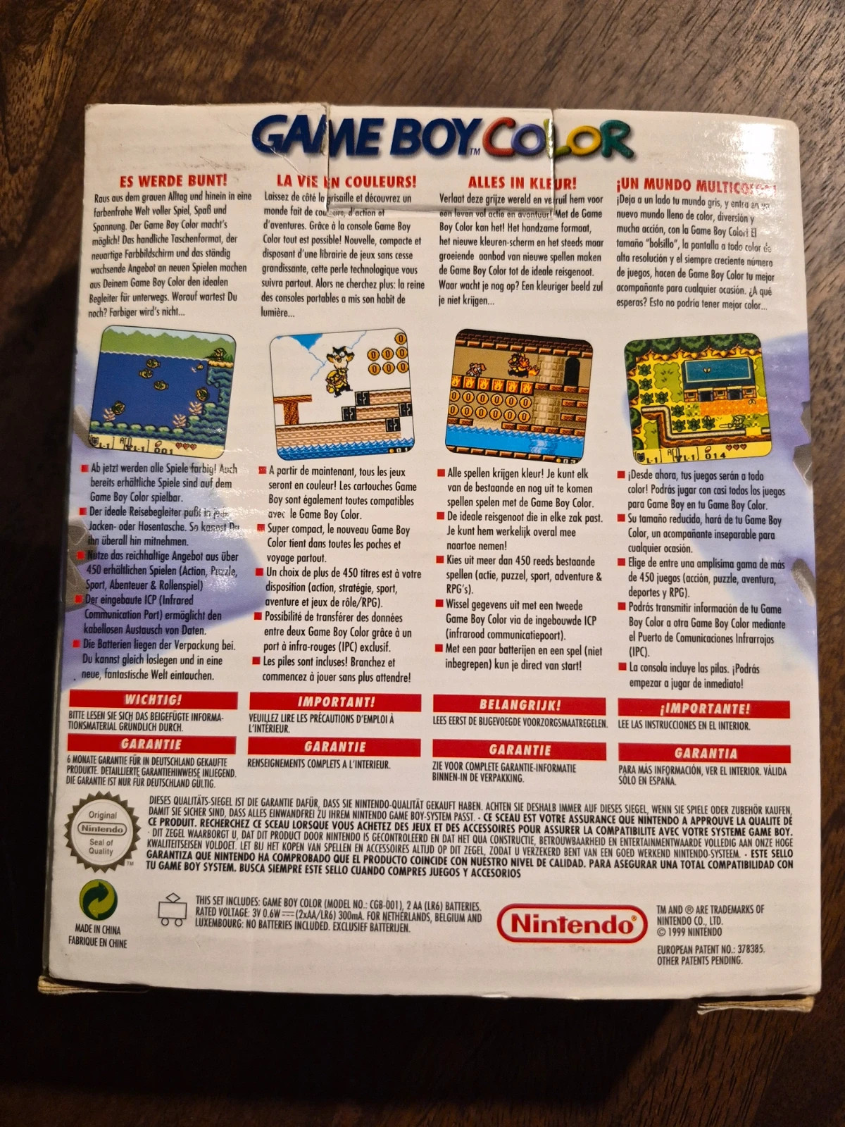Game Boy Color Modifiée Écran IPS – Nintendo 3