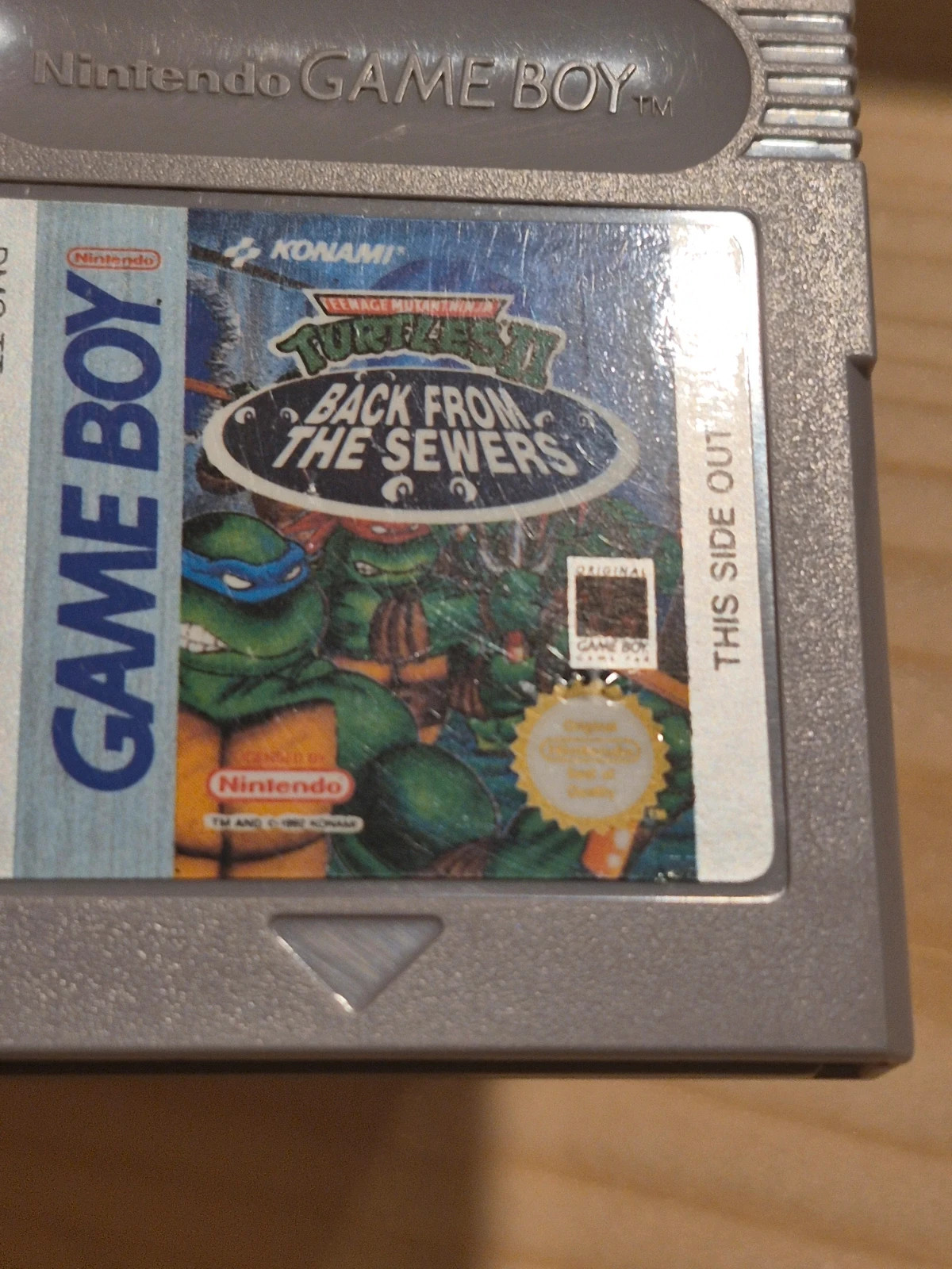 Jeu Nintendo Game Boy - TMNT II: back from the sewers (Original) 3