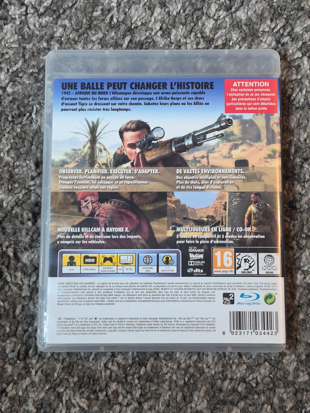 Sniper Elite III (3) - PS3 - Complet VF 2