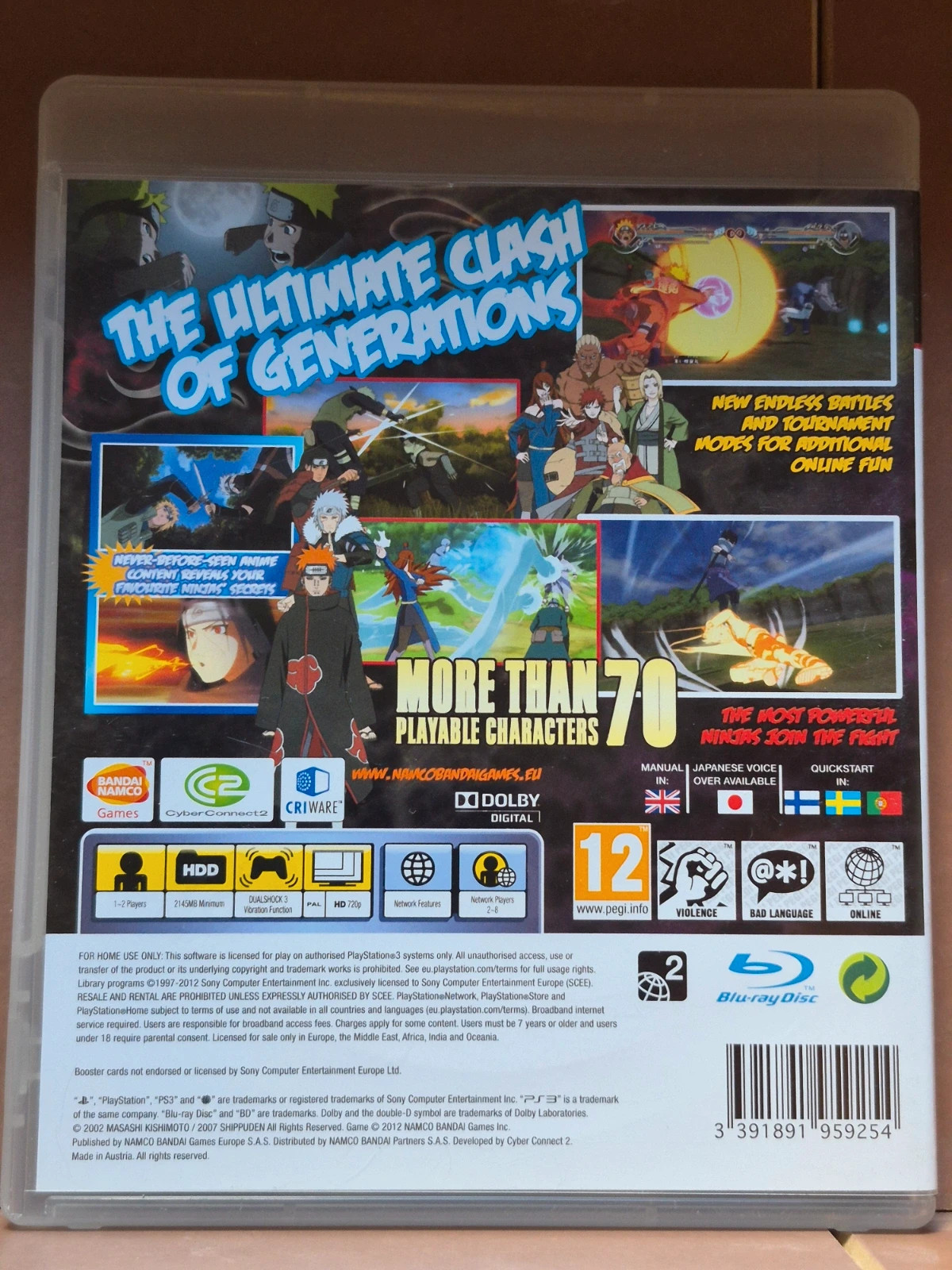 Jeu PS3 - Naruto Shippuden: Ultimate Ninja Storm Generations 2