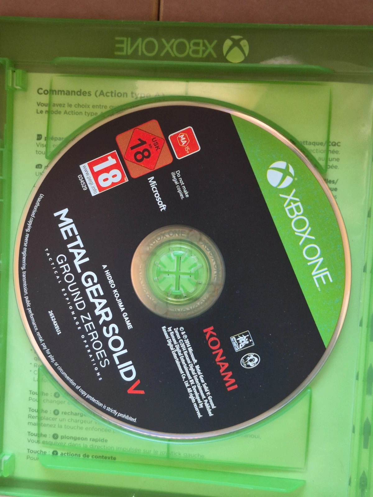 Jeu Xbox One - Metal Gear Solid V : Ground Zeroes 5