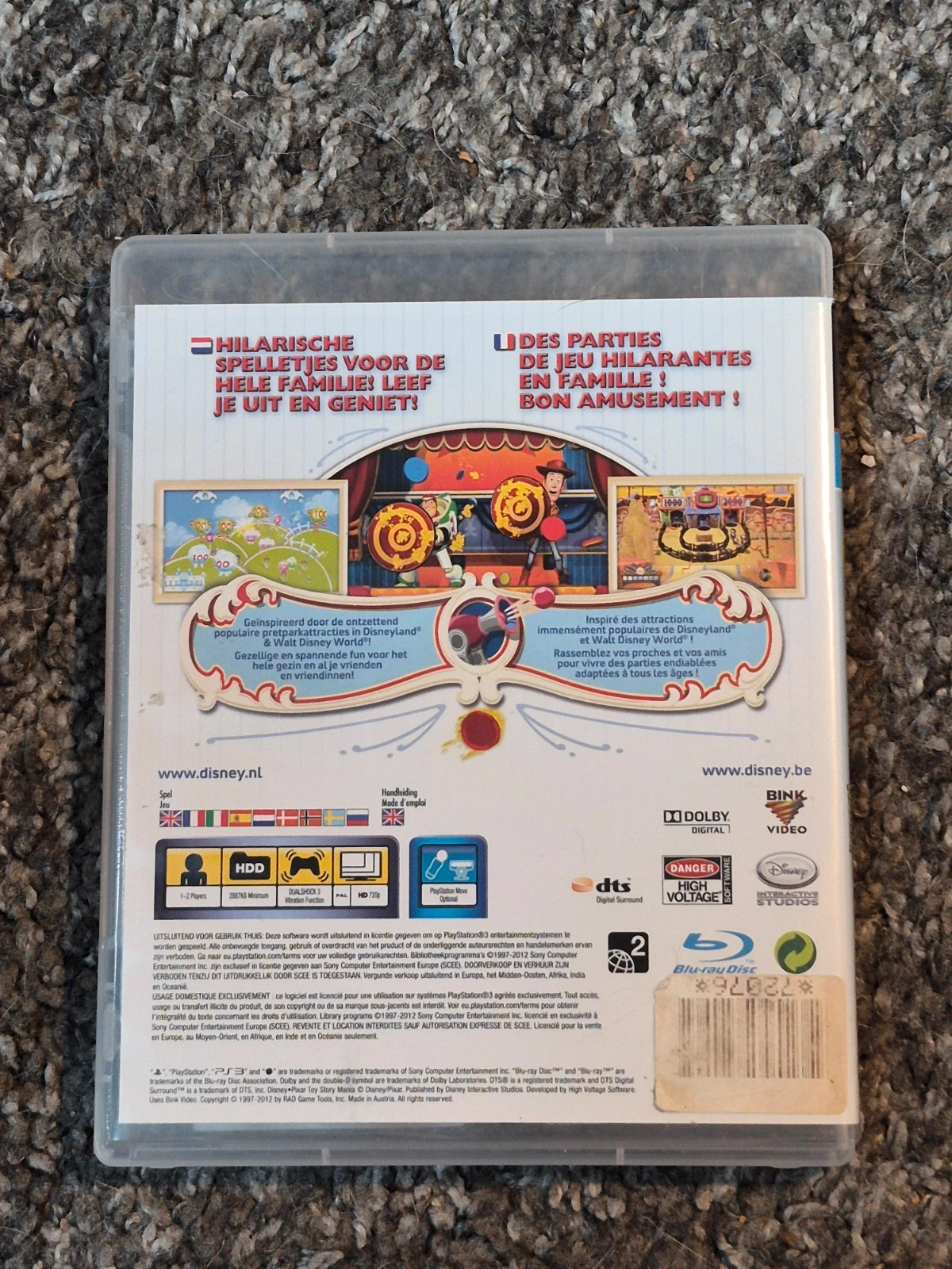 Jeu PS3 Toy Story Mania ! - Complet 2