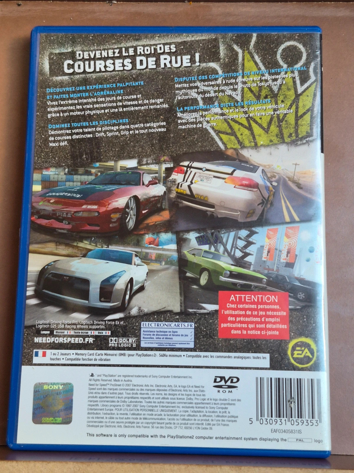 Need for Speed: ProStreet – PlayStation 2 / PS2 (Complet) 2