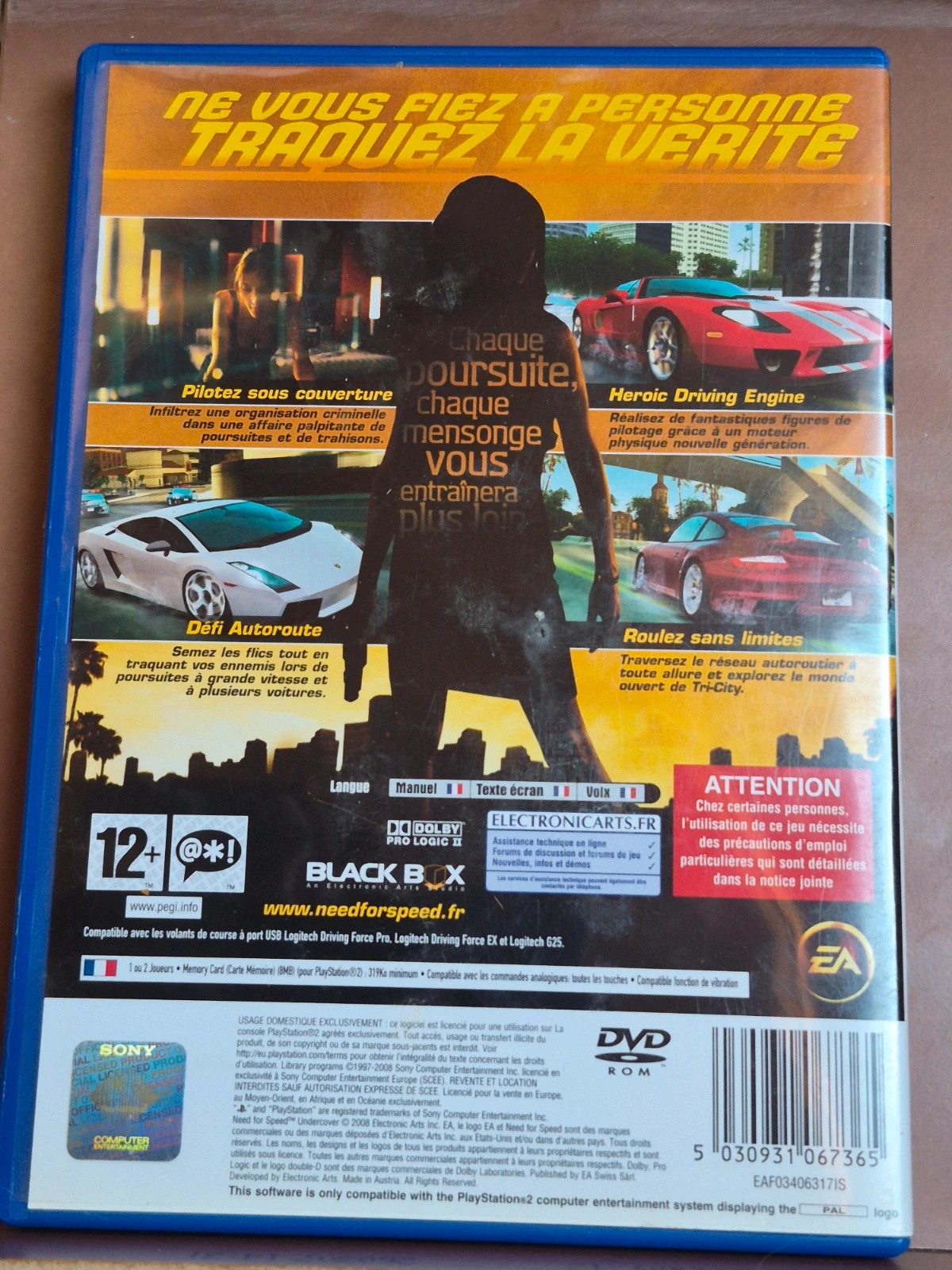 Need for Speed: Undercover – PlayStation 2 / PS2 (Complet) 2