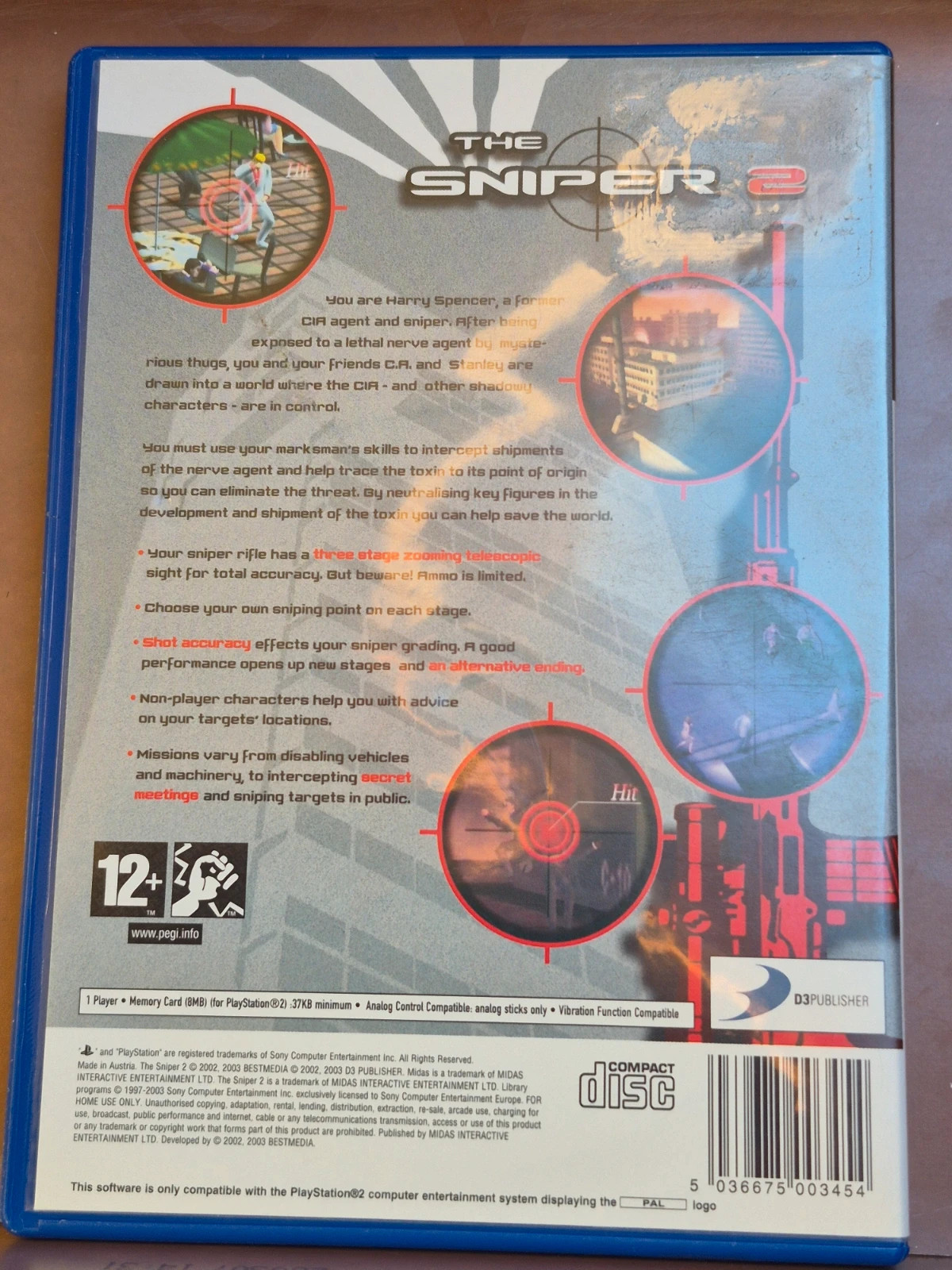 The Sniper 2 – PlayStation 2 / PS2 (Complet) 2
