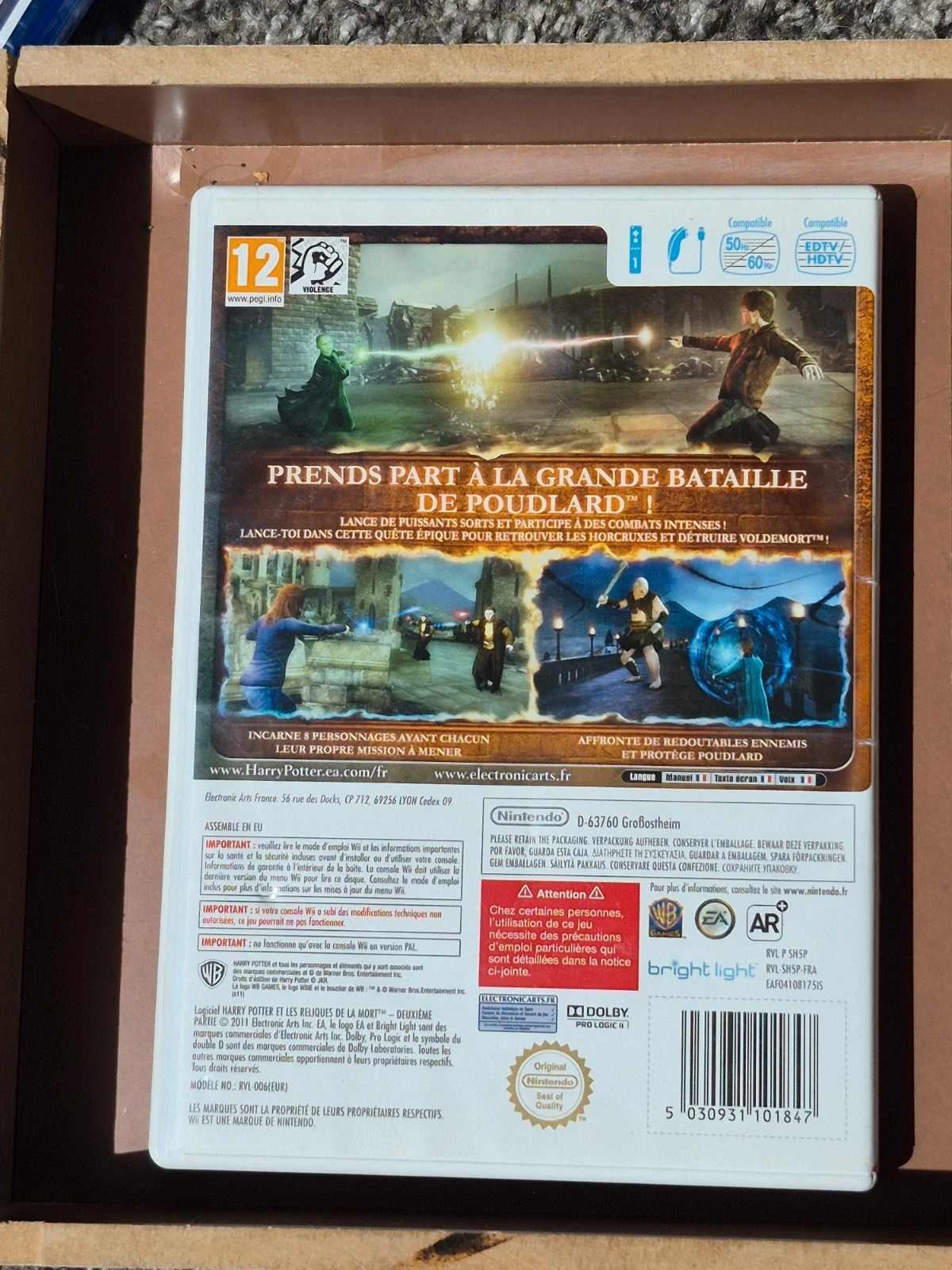 Jeu Nintendo Wii Harry Potter et les Reliques de la Mort Partie 2 Complet 2