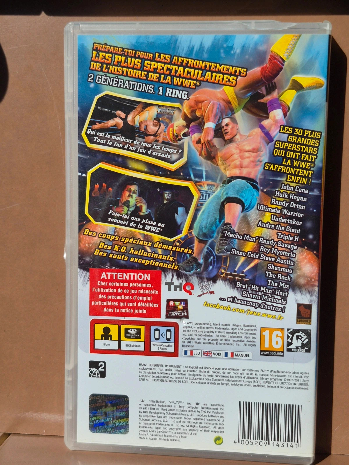 WWE All Stars - PSP - Complet - Version Française (VF) 2