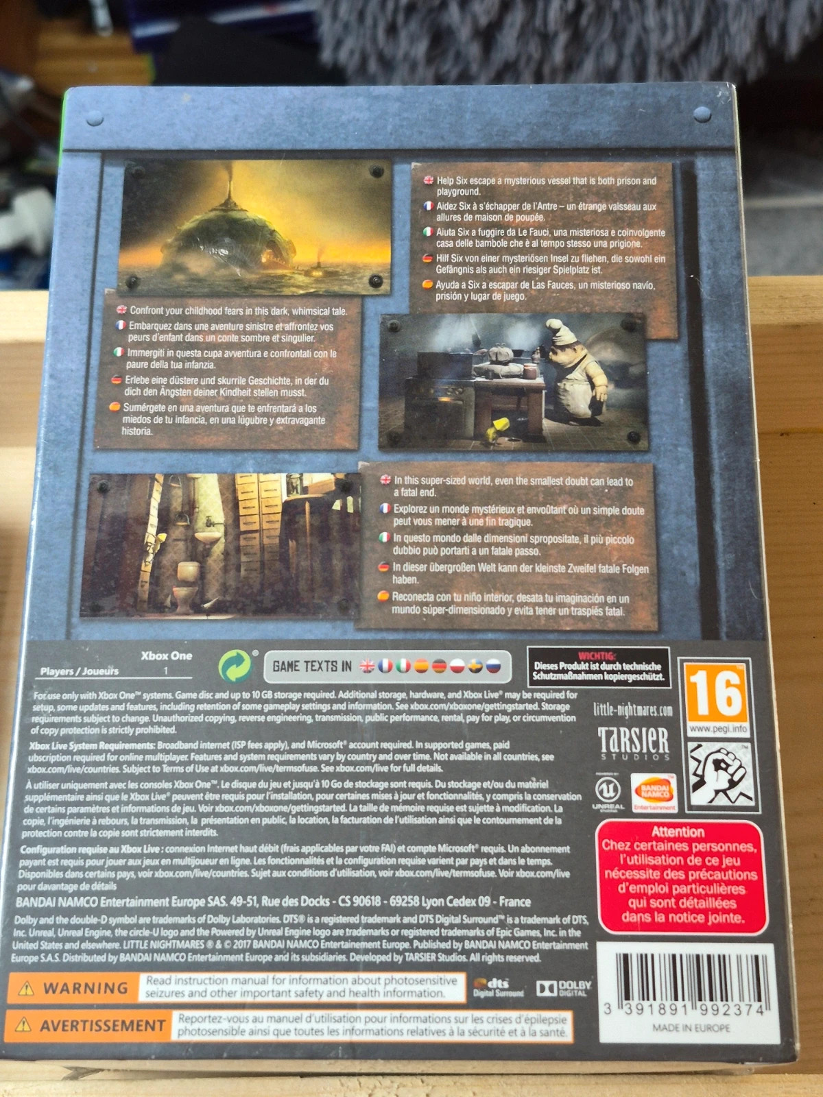 Jeu Xbox One - Little Nightmares Édition Collector Six Edition Originale 3