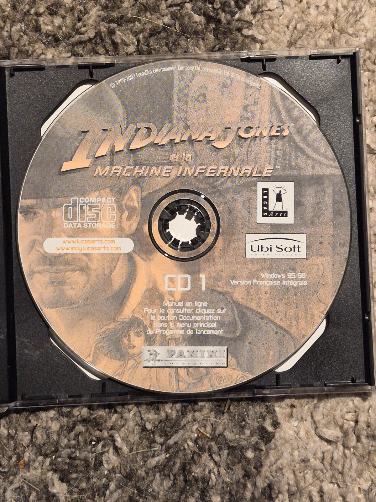 Jeu PC Indiana Jones et la Machine Infernale – 2 CD – LucasArts / UbiSoft – Version Française 5