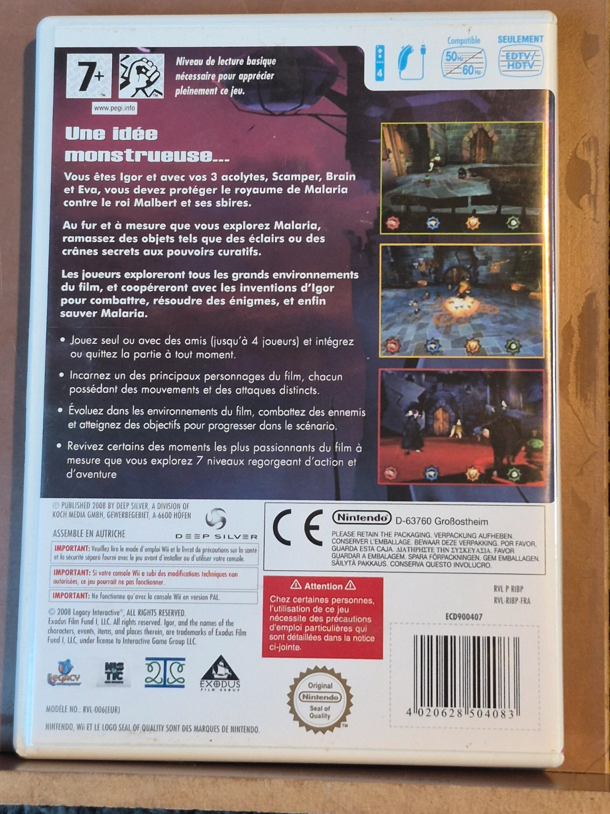 Jeu Wii - Igor Le Jeu (Complet) 2
