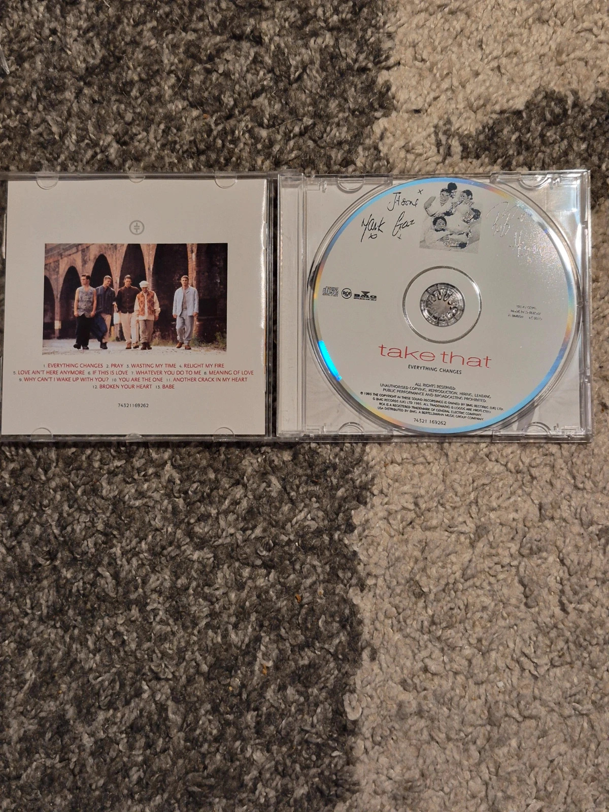 Take That Everything Changes (1993) CD Album Original (Sonopress) 4