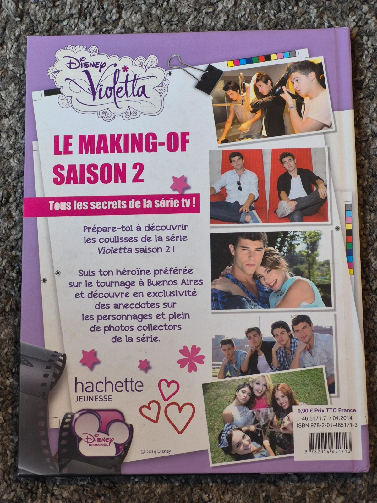 Livre Disney Violetta - Le Making-of Saison 2 2