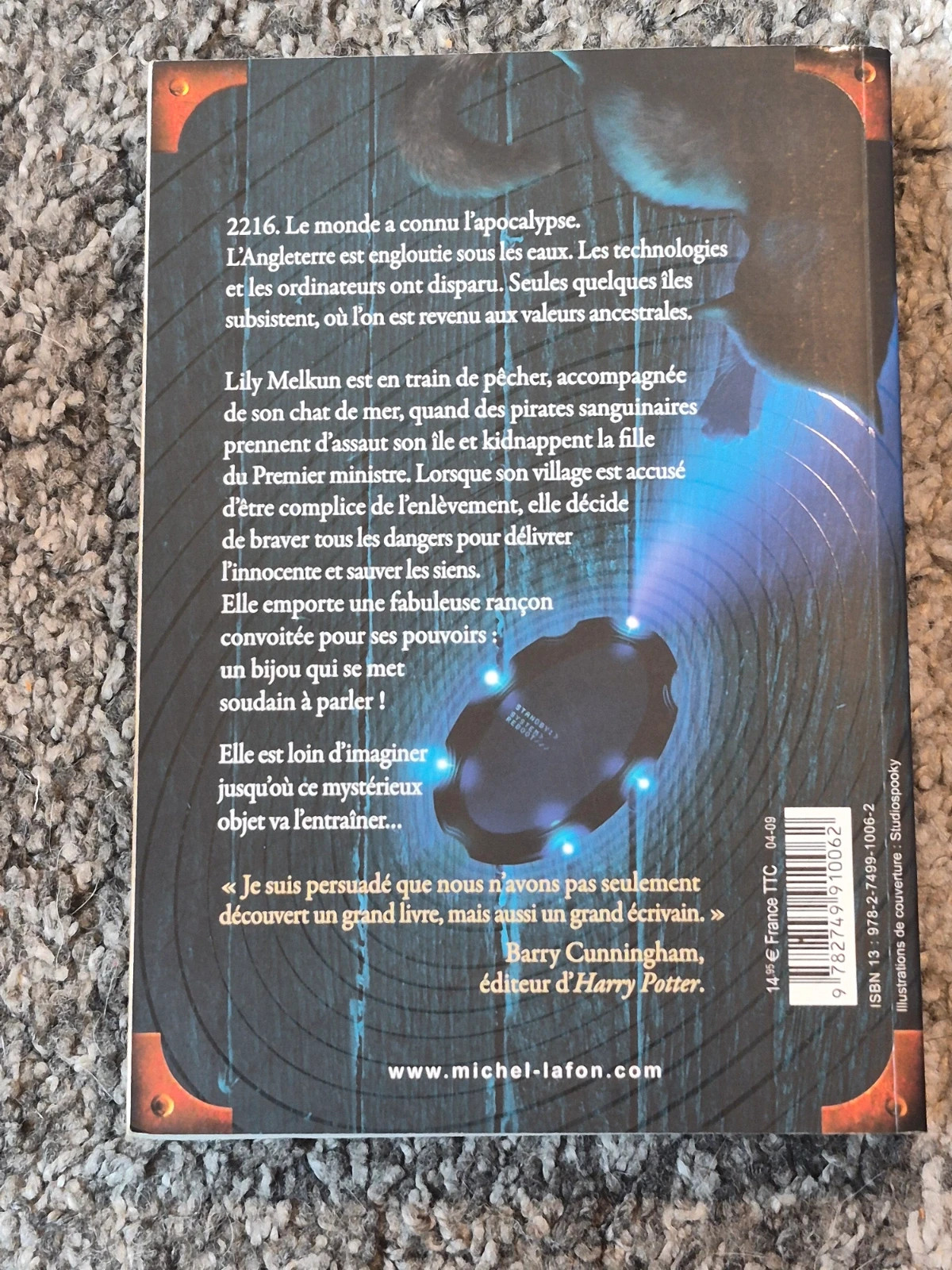 Livre "La rançon des pirates" - Emily Diamand (Michel Lafon) 2