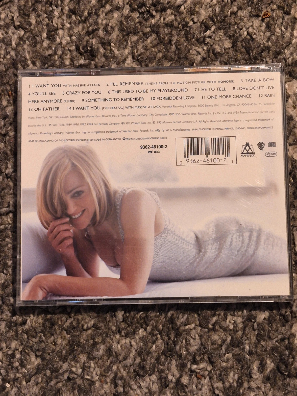 CD Madonna Something To Remember (Édition Originale Europe 1995) 2