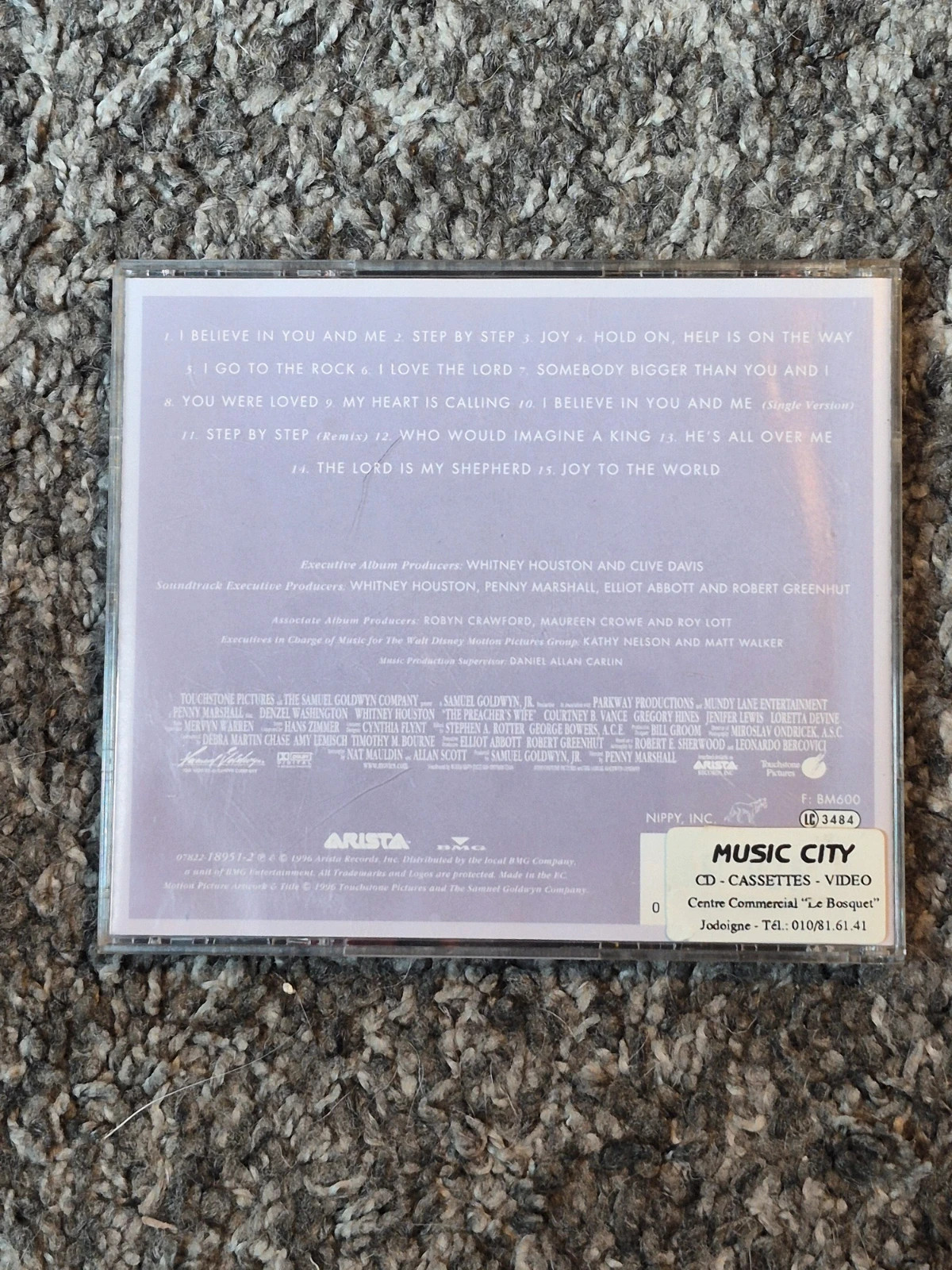 CD Whitney Houston – The Preacher's Wife (Édition Boîtier Lenticulaire 3D) 2