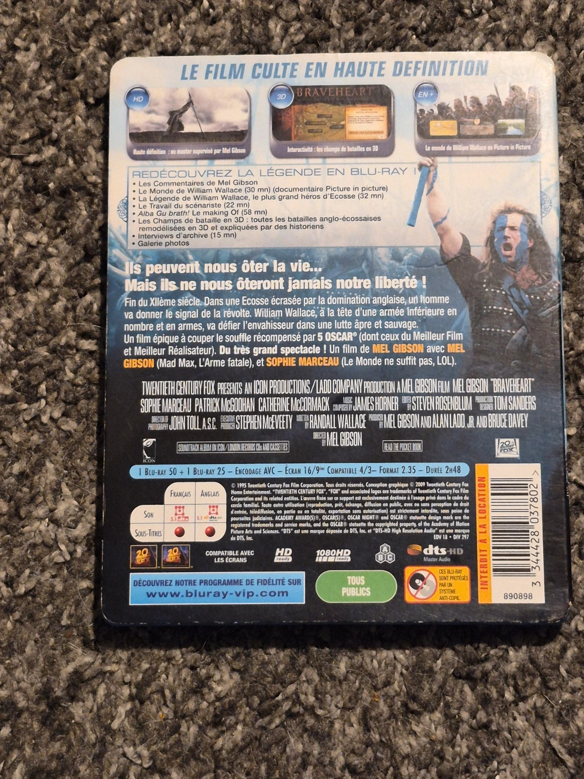 Blu-ray Braveheart - Édition Collector 2 Disques + Fourreau (Complet) 2