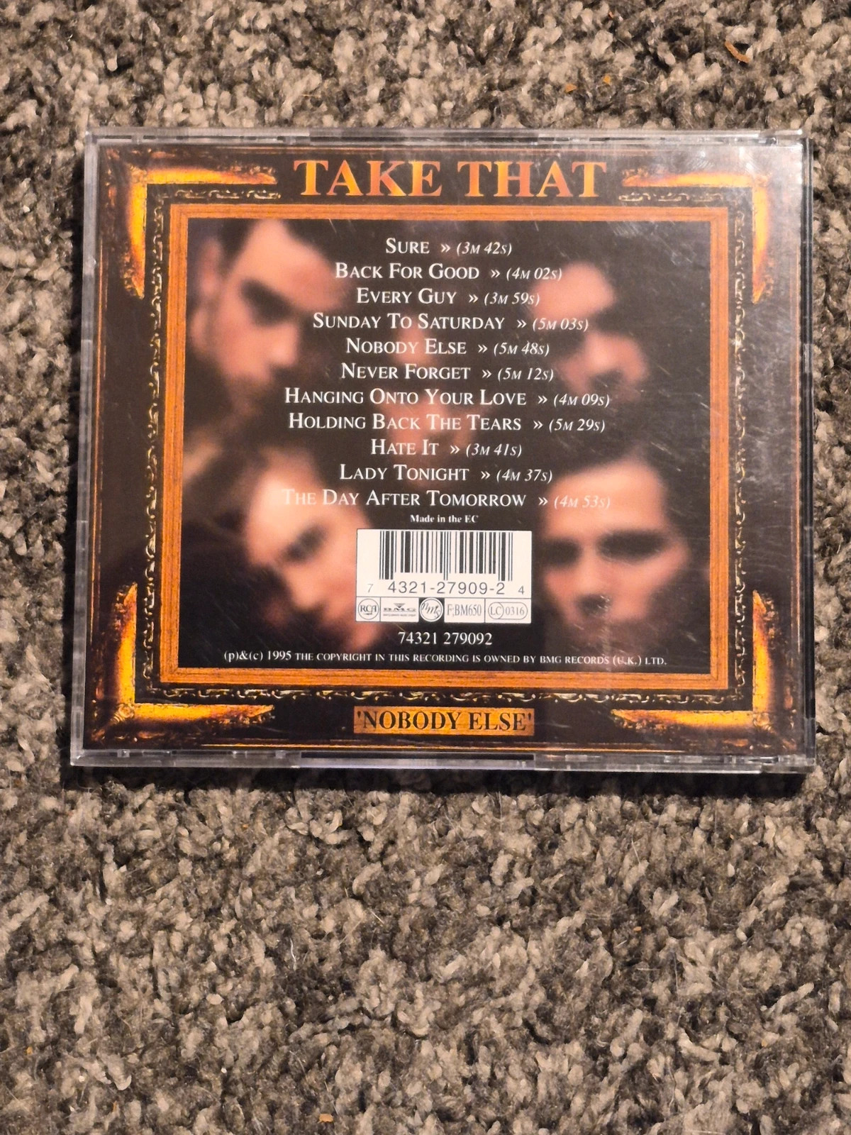 CD Album – Take That – Nobody Else (1995) 2