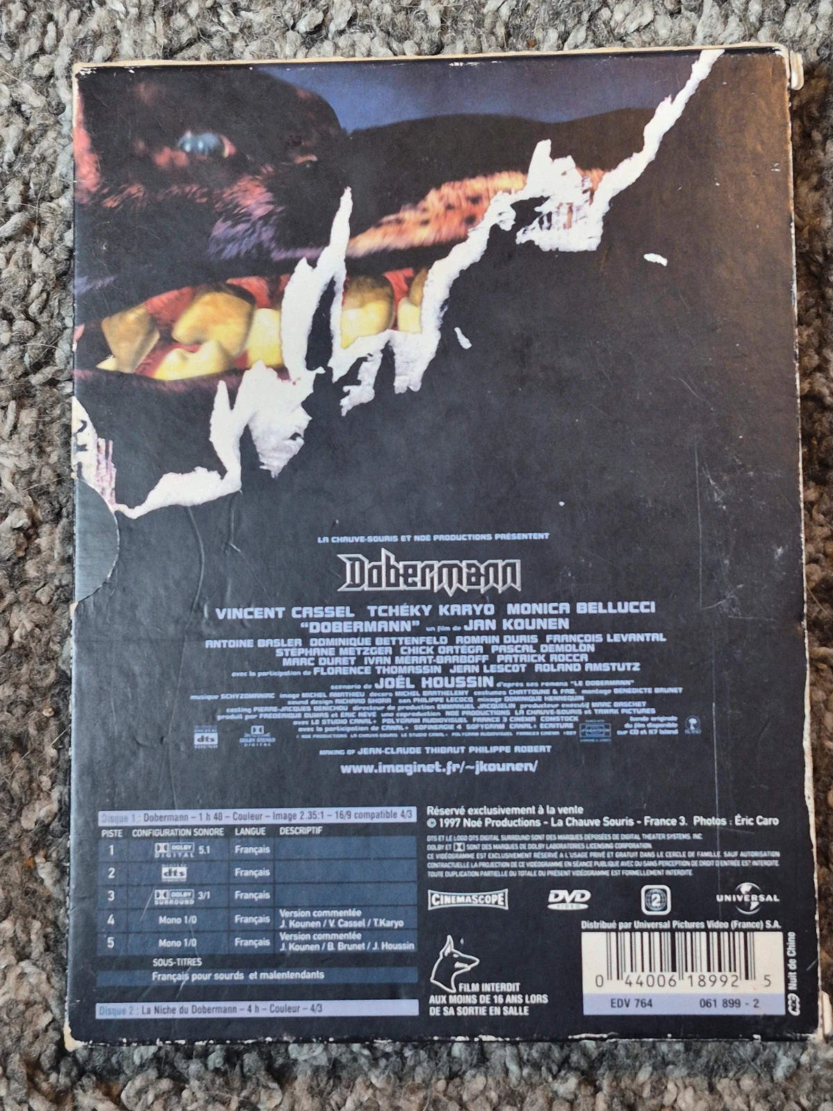 Coffret 2 DVD Dobermann - Édition Collector Spéciale (avec livrets) 2