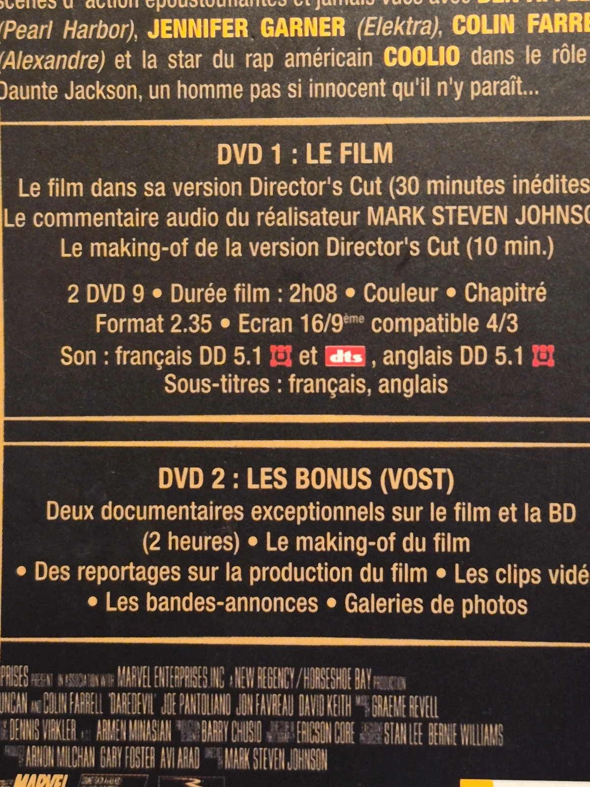 DVD Daredevil - Édition Prestige Limitée (Director's Cut) 3