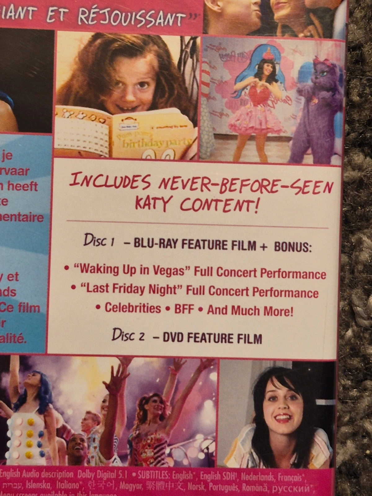 Katy Perry : The Movie - Part Of Me | Combo Blu-Ray + DVD 3